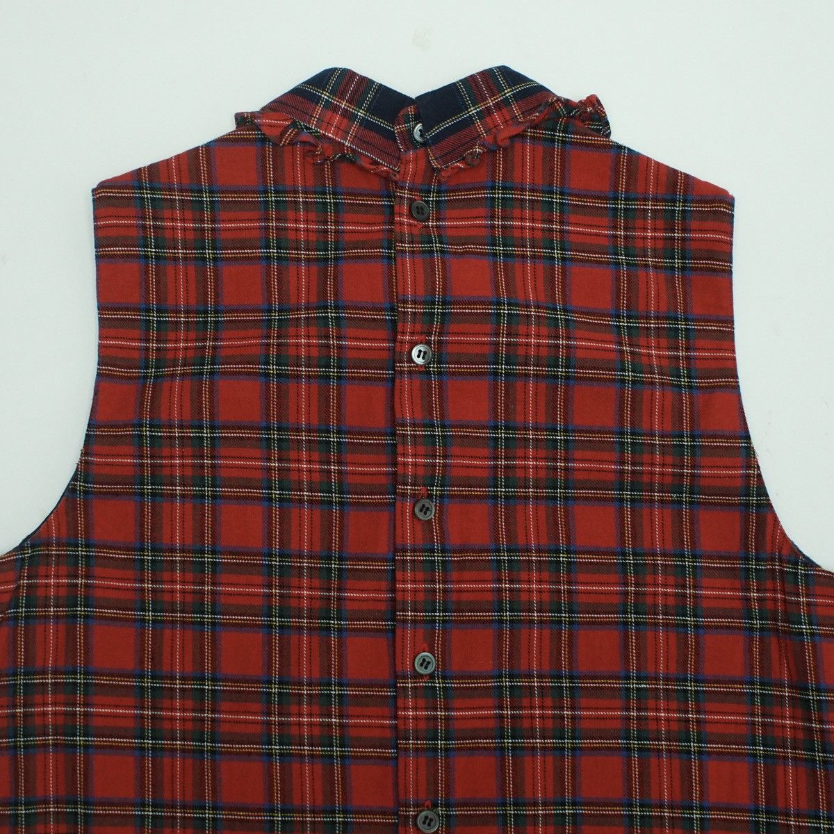 Miu Miu Miu Miu Sleeveless Plaid Denim Top Size M / US 6-8 / IT 42-44 - 4 Thumbnail