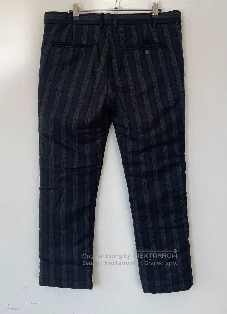Ann Demeulemeester Ann Demeulemeester Size M Men's Padded Striped Slacks Size US 26 / EU 42 - 2 Thumbnail
