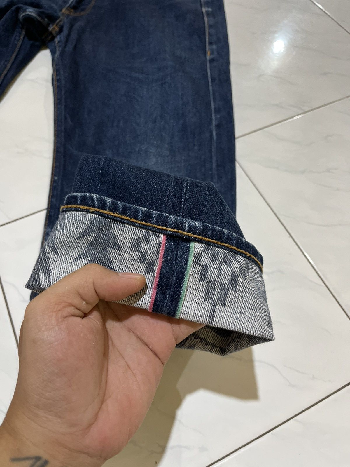Paul Smith 🔥 Paul Smith R.Newbold Selvedge Denim Pants Size US 29 - 13 Thumbnail