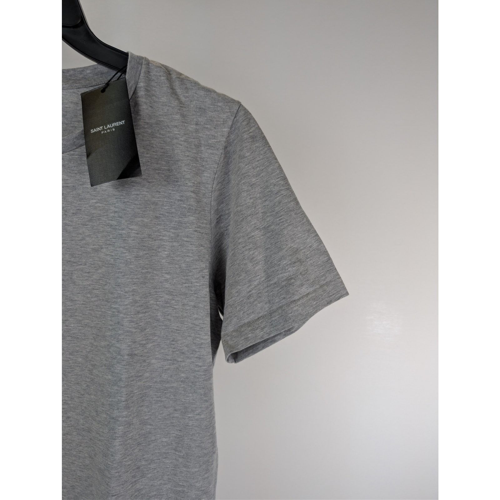 Saint Laurent Paris o1rshd1 Jersey Imprime Saint Laurent T-Shirt in Grey Size US M / EU 48-50 / 2 - 5 Thumbnail