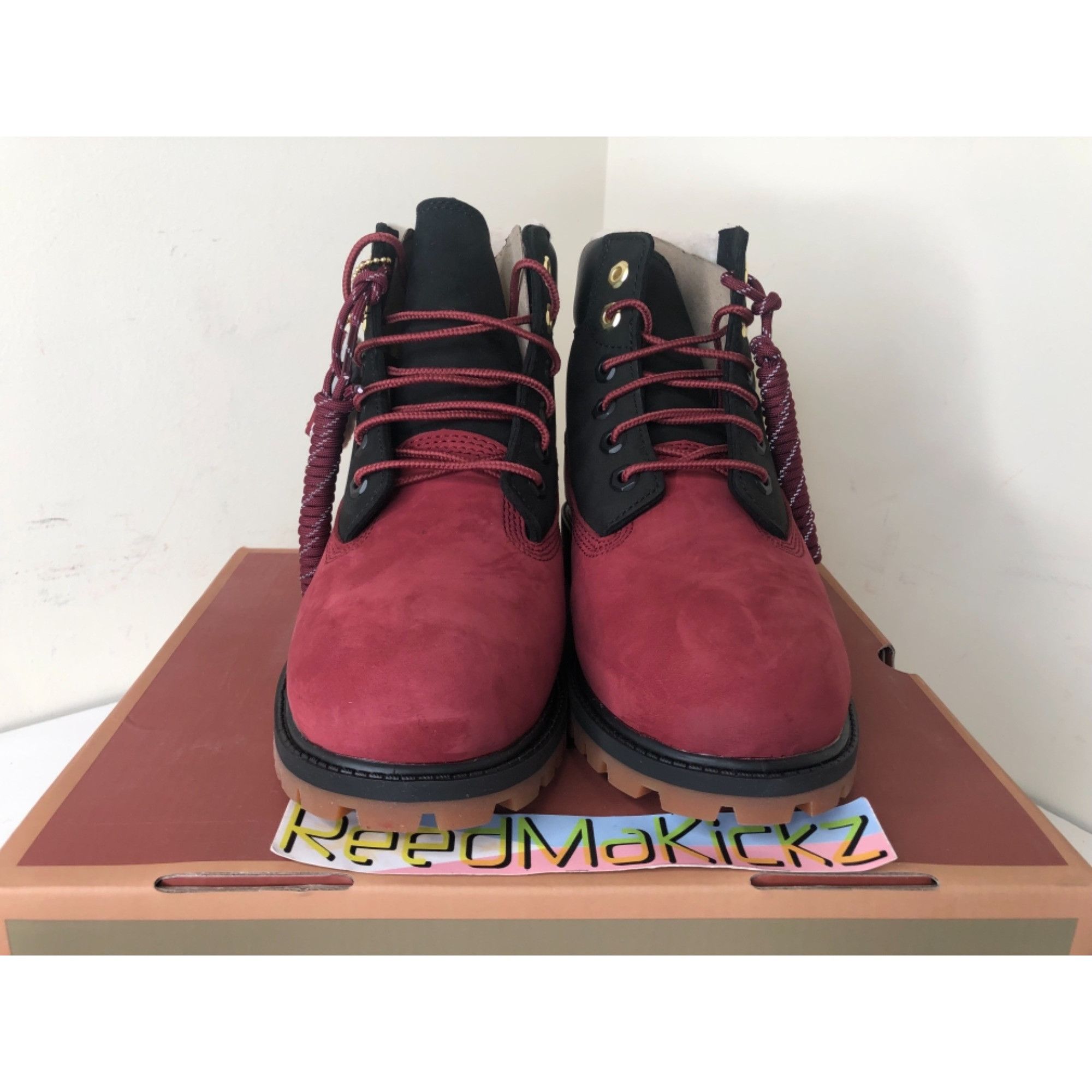Timberland Timberland Boots Shearling Red Kids GS 6Y Size US 6 / EU 39 - 2 Thumbnail