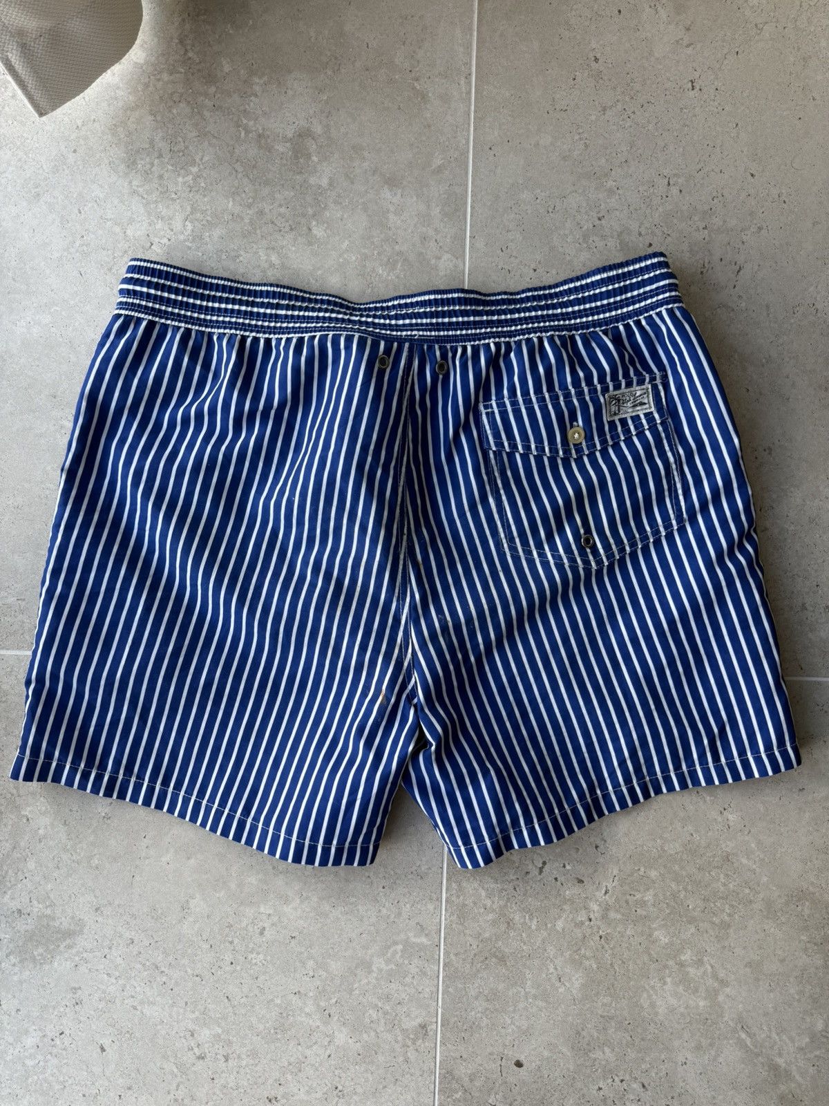Polo Ralph Lauren Vintage Polo Ralph Lauren Striped Swim Shorts Size US 36 / EU 52 - 2 Thumbnail