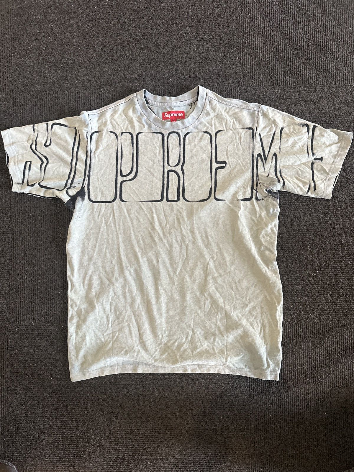 T-shirt Supreme Maradona Black FW24 | Limited Resell