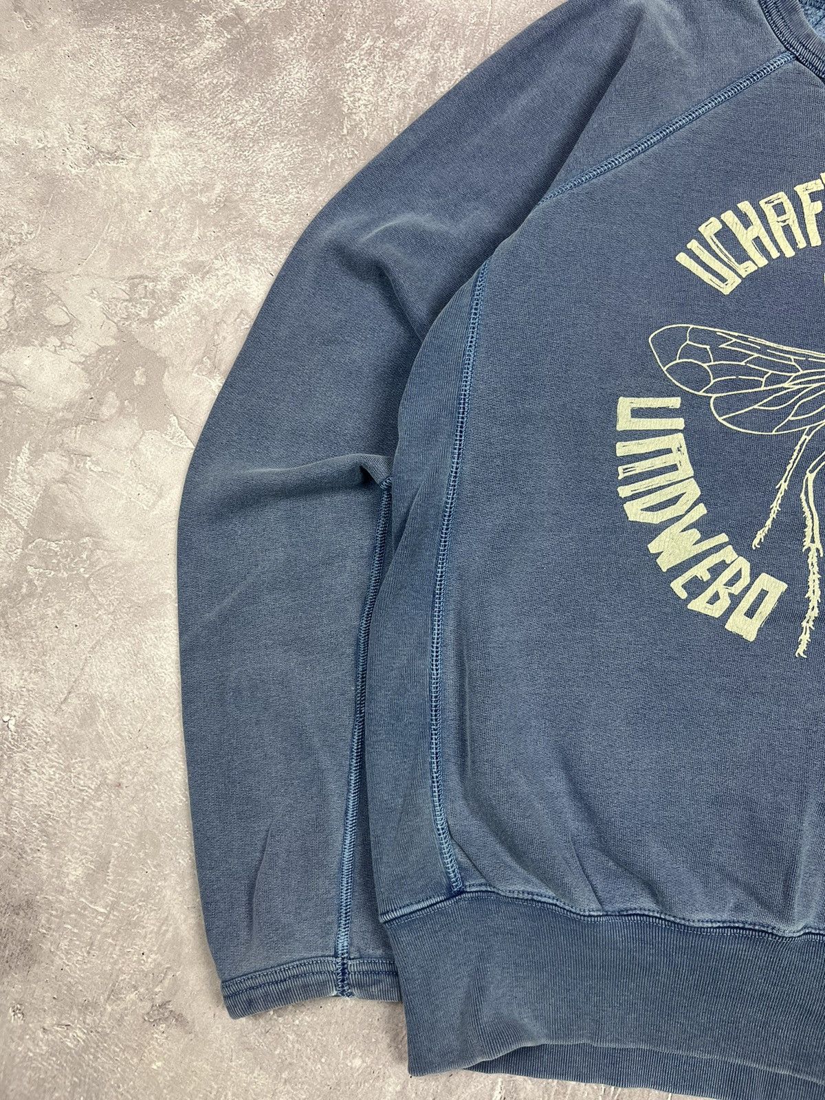 Diesel Vintage Uchafu Diesel Umdwebo Afreak Faded Washed Sweatshirt Size US M / EU 48-50 / 2 - 3 Thumbnail