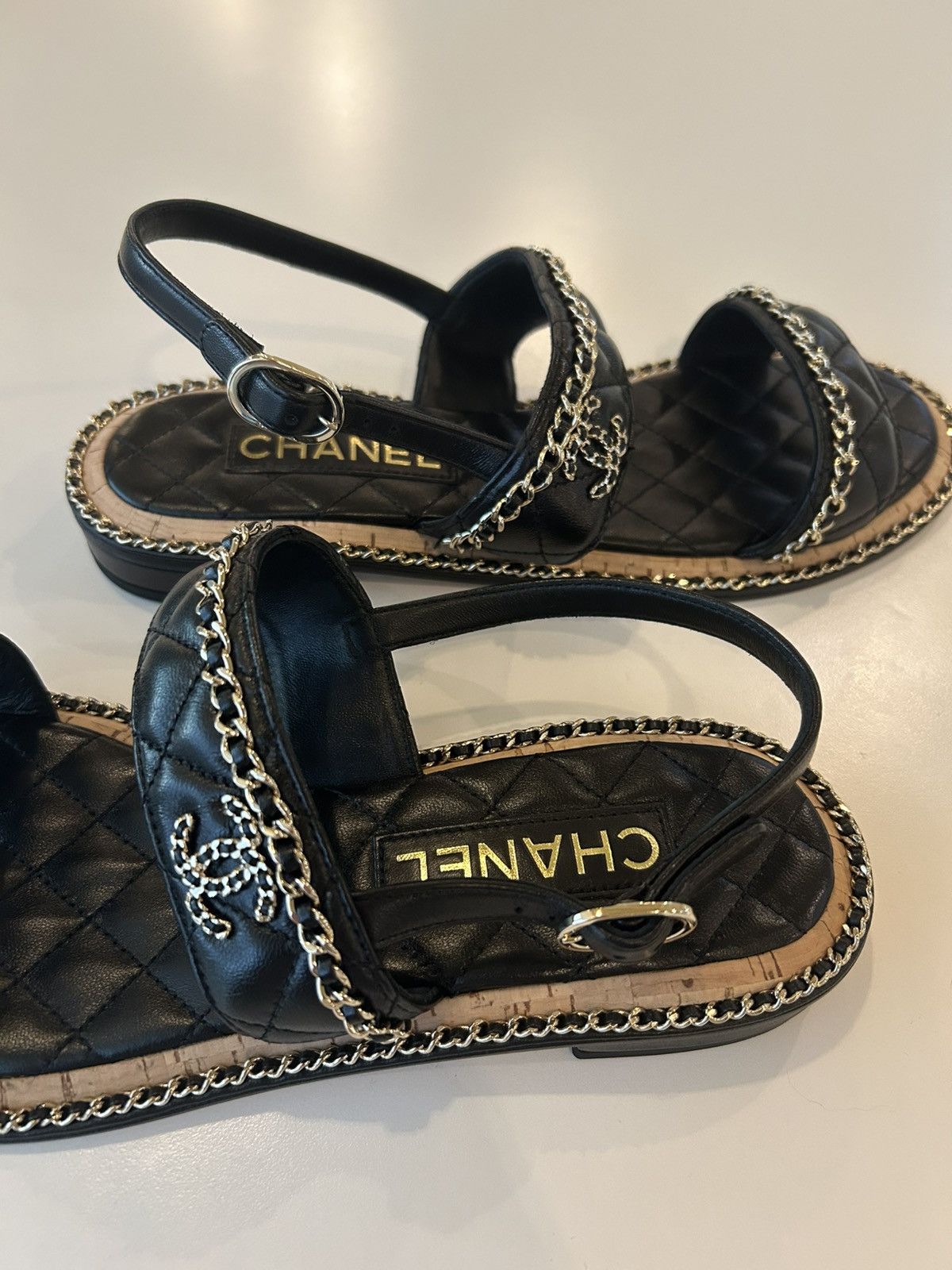 Chanel Chanel Quilted Slingback Size US 11 / IT 41 - 2 Thumbnail