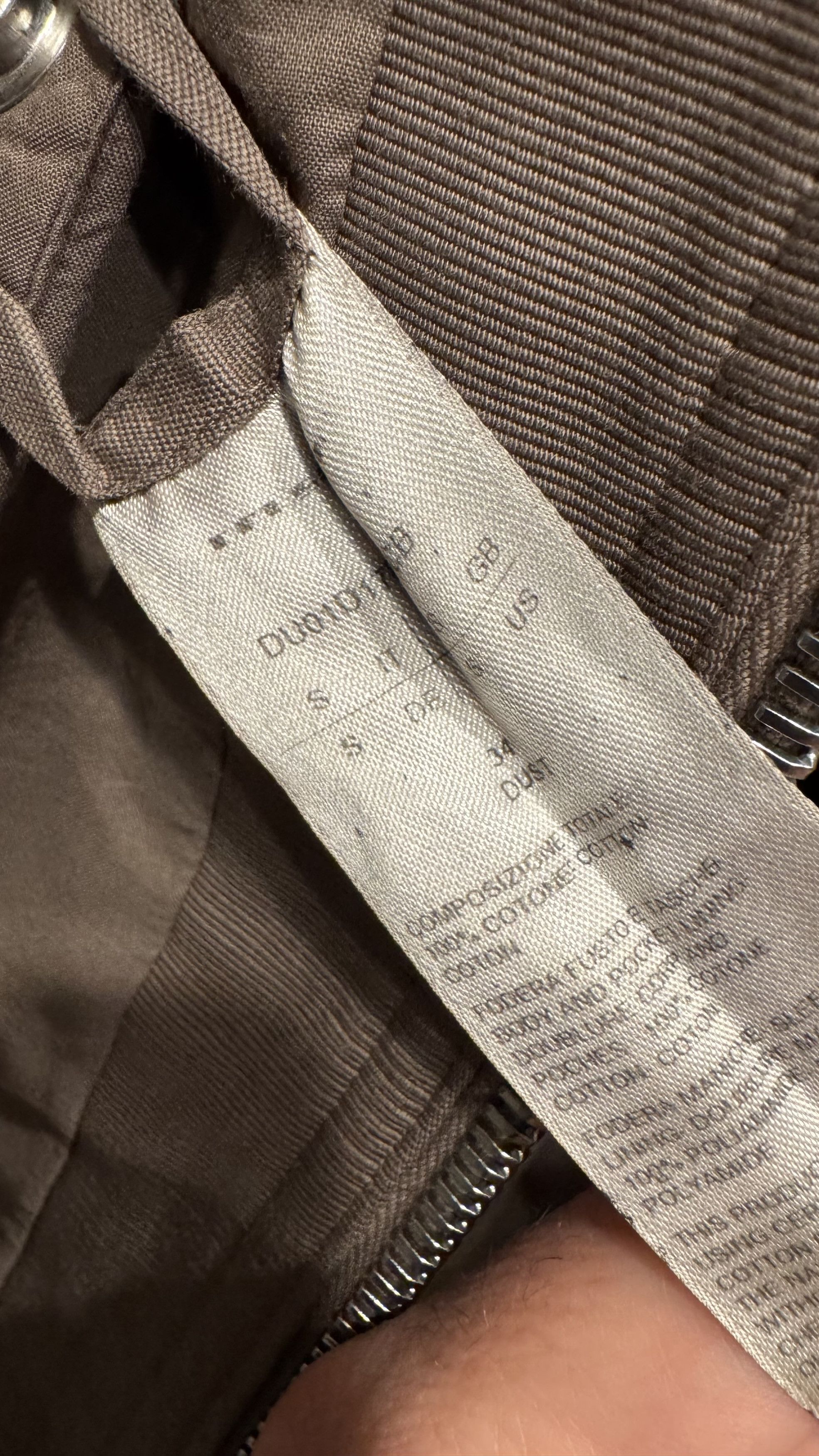 Rick Owens Drkshdw Dust Zipfront Jacket Size US S / EU 44-46 / 1 - 4 Thumbnail