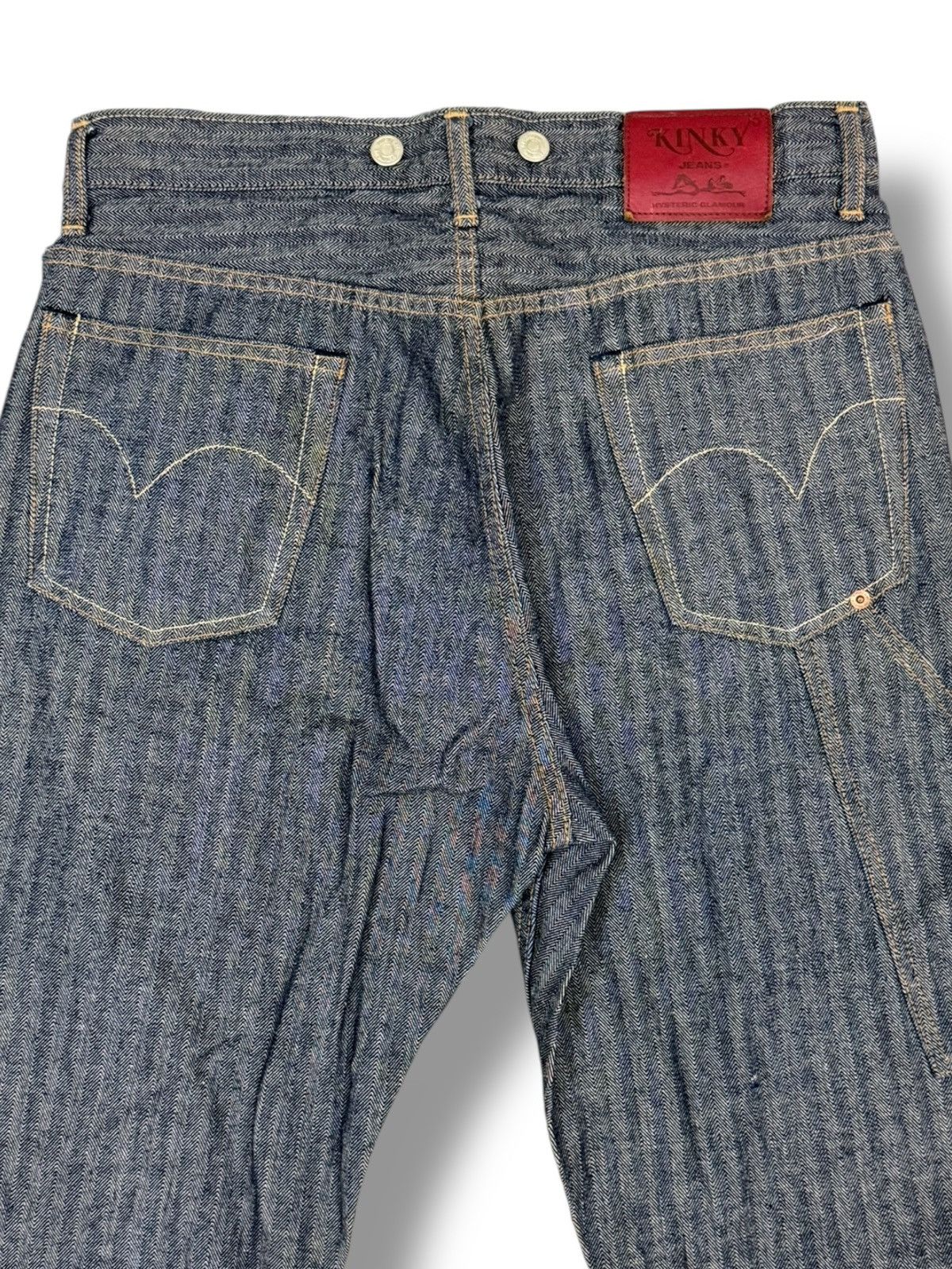 Hysteric Glamour VINTAGE HYSTERIC GLAMOUR CARPENTER BAGGY KINKY JEANS DENIM Size US 32 / EU 48 - 4 Thumbnail
