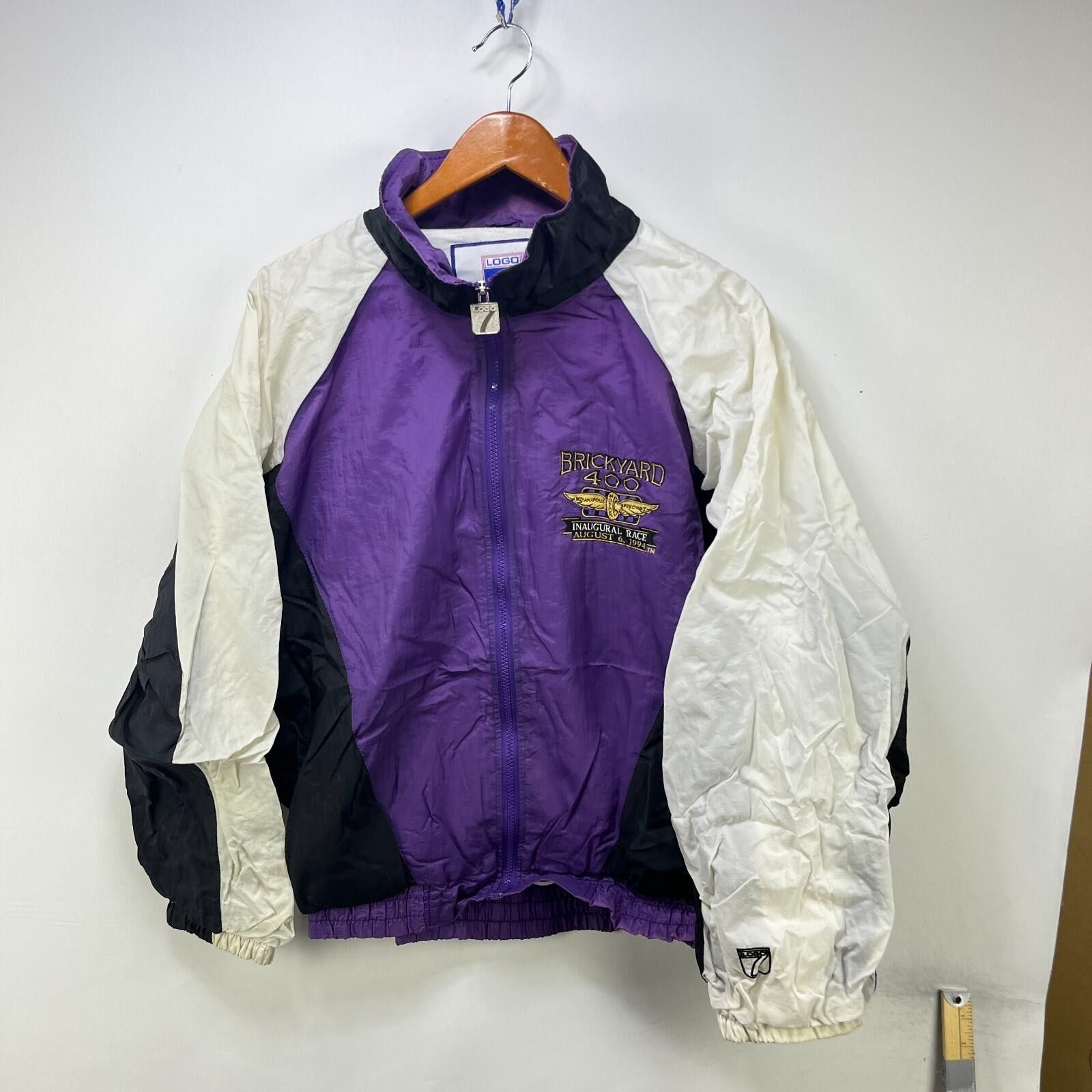 Logo 7 Vintage 90s Brickyard 400 NASCAR Racing Jacket Large Size US L / EU 52-54 / 3 - 1 Thumbnail