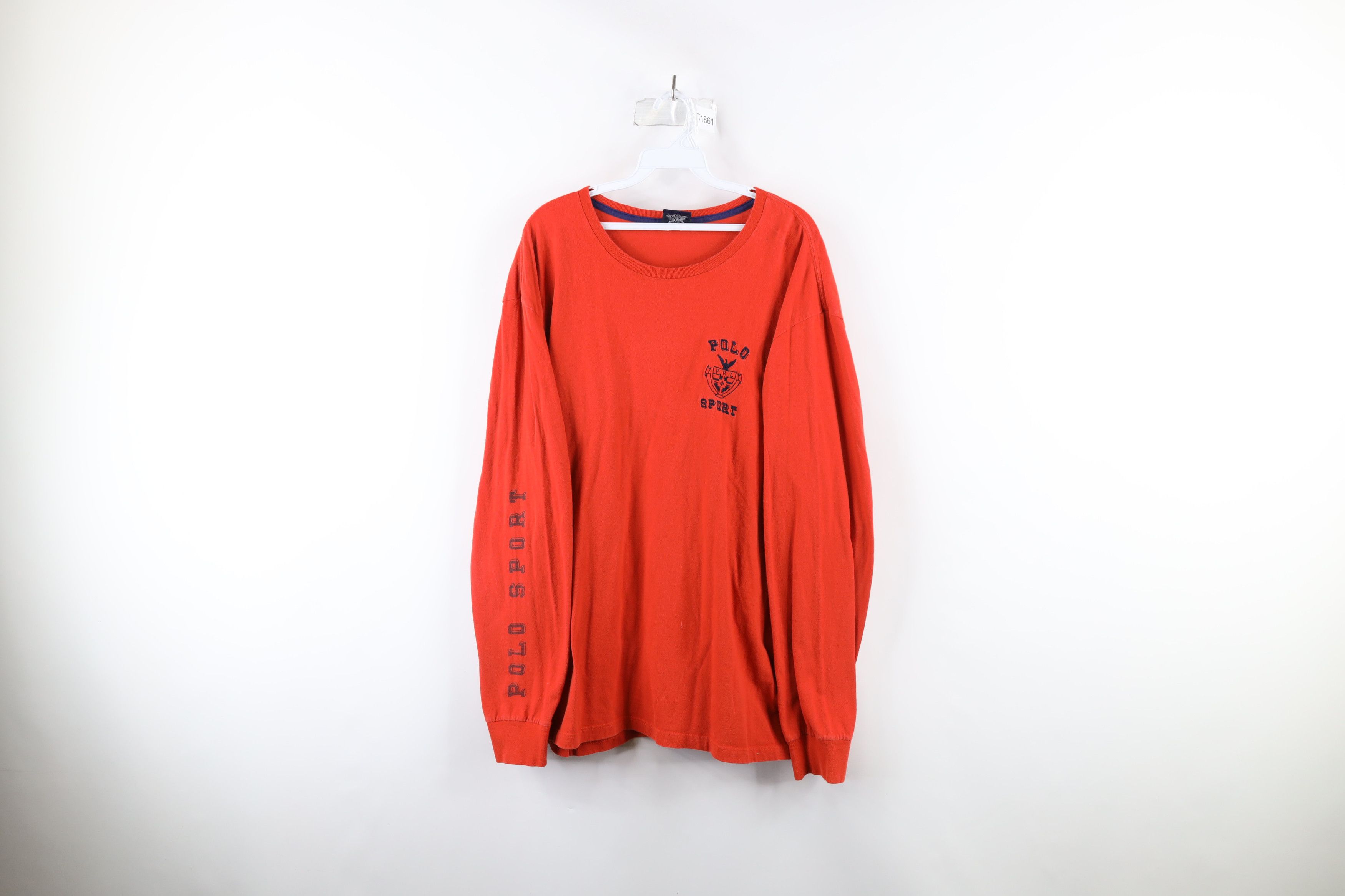 Polo Ralph Lauren Vintage 90s Polo Sport Ralph Lauren Out Long Sleeve T-Shirt Size US XL / EU 56 / 4 - 1 Thumbnail
