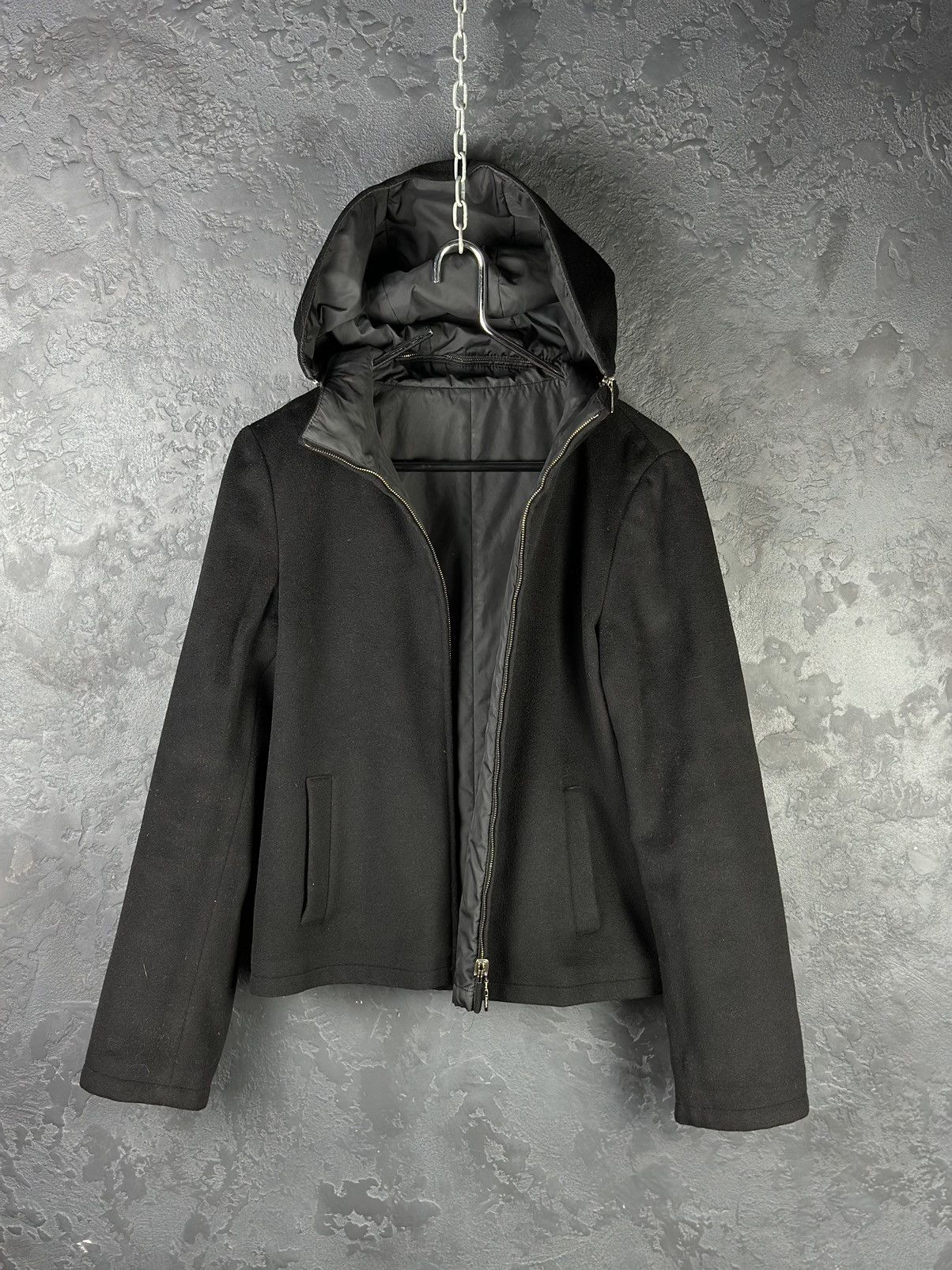 Max Mara Max Mara Womens Nylon & Cashmere Bilateral Jacket Size: L Size L / US 10 / IT 46 - 2 Thumbnail