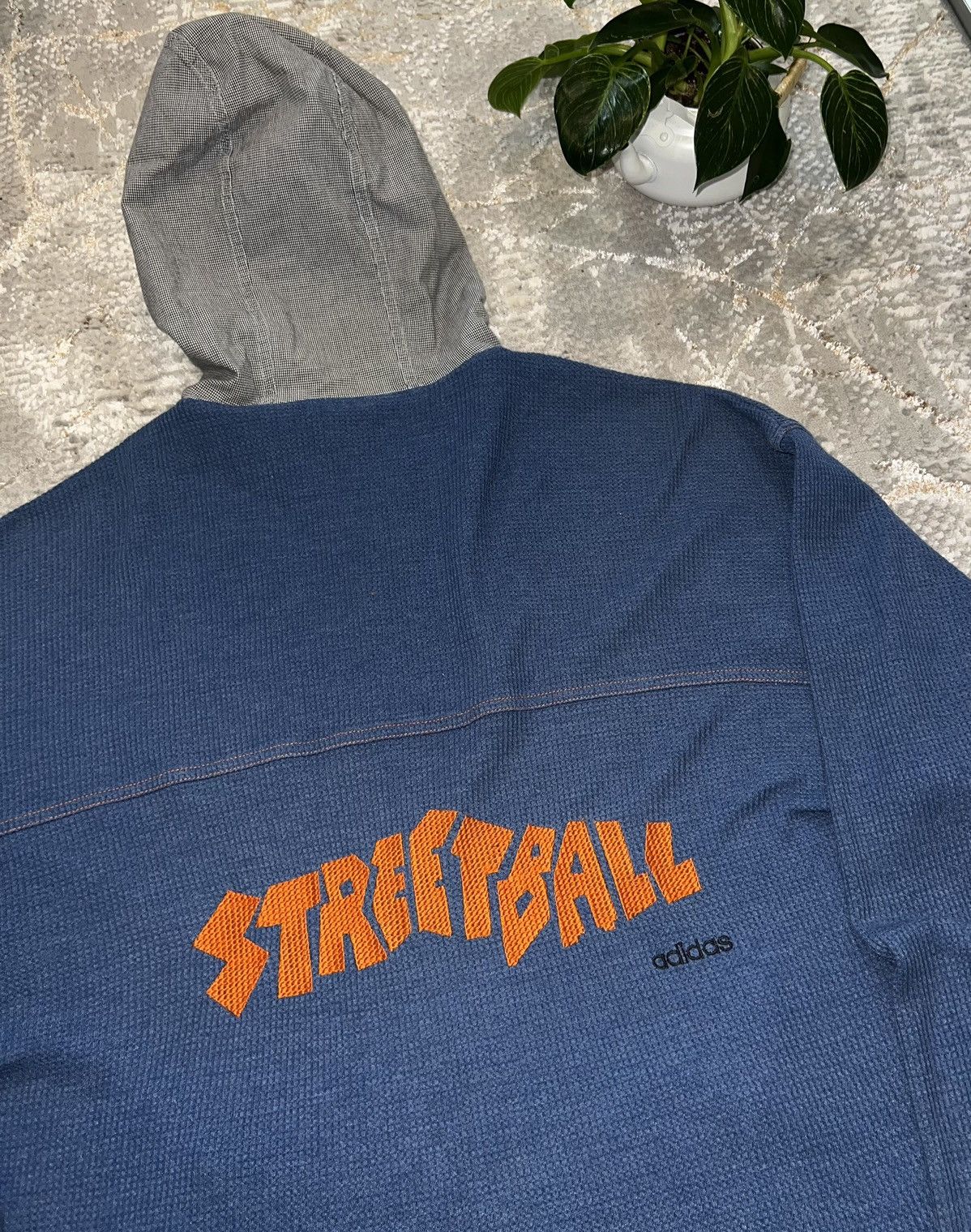 Adidas × Vintage ADIDAS STREETBALL VINTAGE 90S ZIP HOODIE Y2K SWEATSHIRT Size US L / EU 52-54 / 3 - 4 Thumbnail