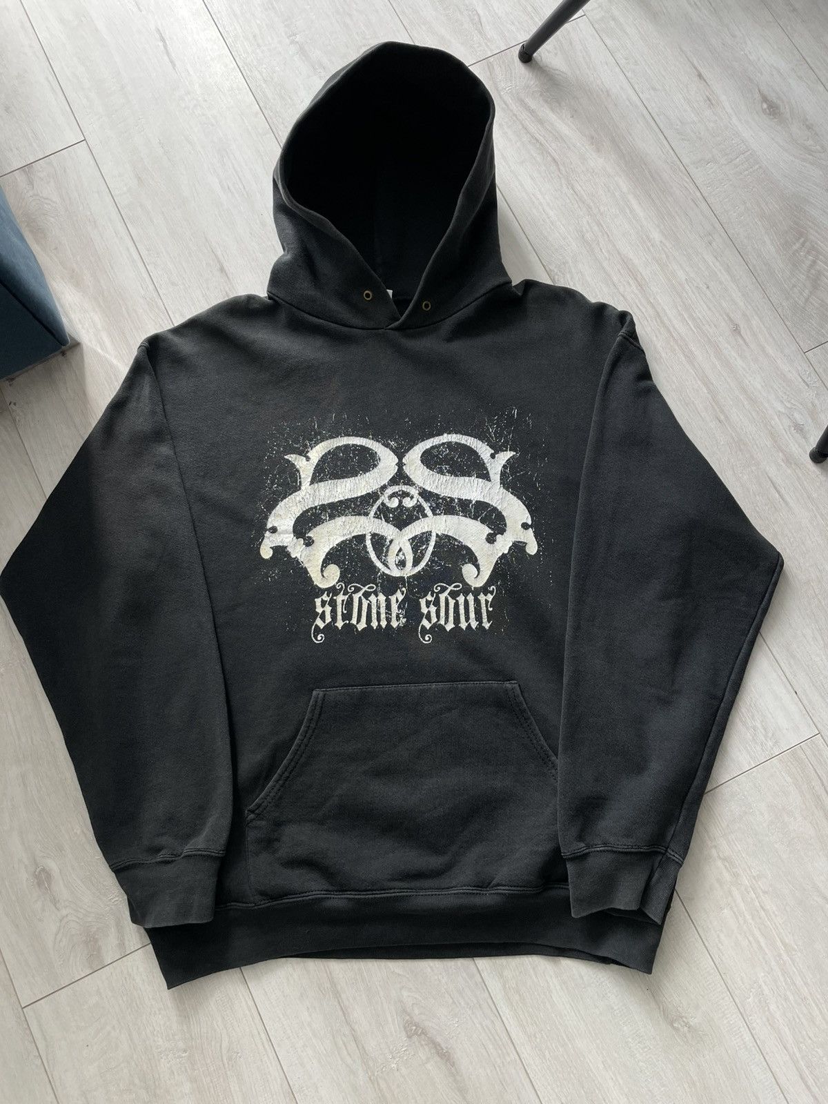 Band Tees Vintage 0Os Stone Sour Corey Taylor Band Rock Hoodie RARE Size US M / EU 48-50 / 2 - 2 Thumbnail