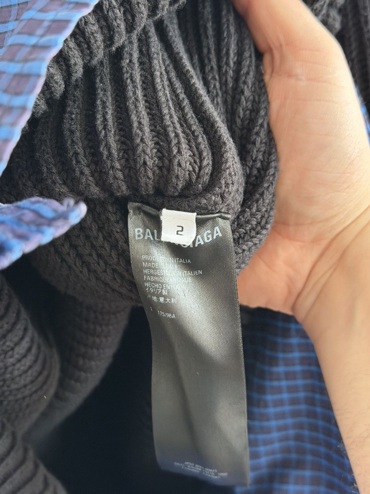 Balenciaga *RARE* BALENCIAGA DEMNA KNITTED CREWNECK MAILLE LAYER SHIRT Size US M / EU 48-50 / 2 - 5 Thumbnail