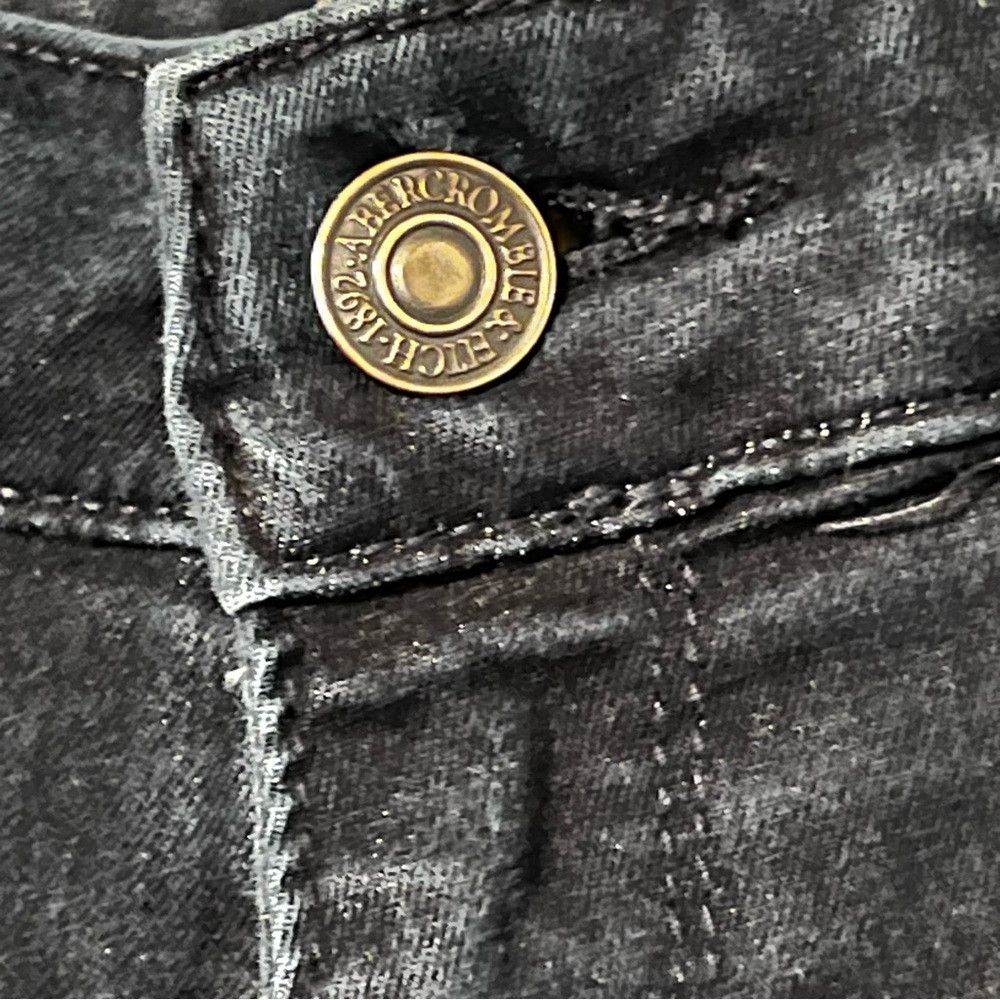 Abercrombie & Fitch Abercrombie & Fitch Distressed Skinny Faux Pocket Jeans Wom Size 29" - 4 Thumbnail