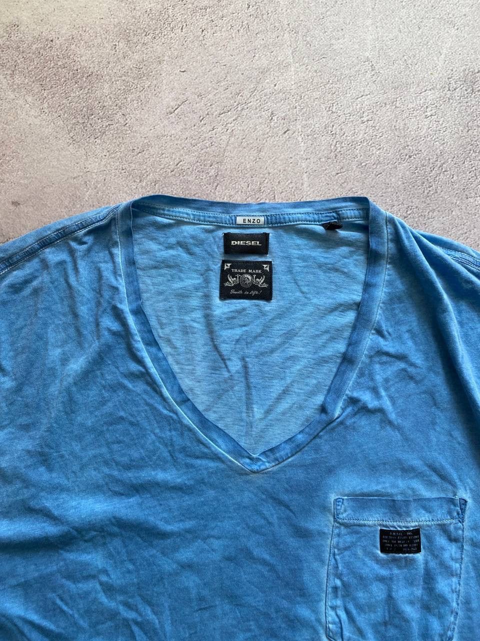 Diesel × Japanese Brand Vintage Diesel faded distressed rare t shirt Size US XL / EU 56 / 4 - 5 Thumbnail