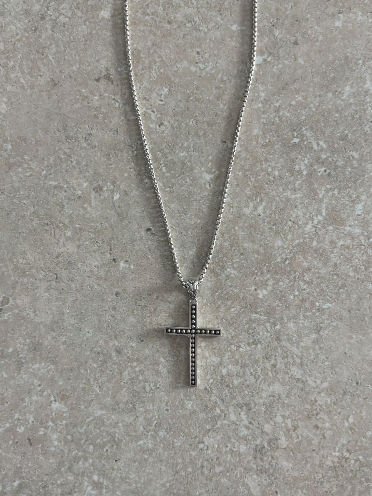 John Hardy John Hardy Jawan Cross Pendant Necklace 925 Sterling Silver Size ONE SIZE - 5 Thumbnail