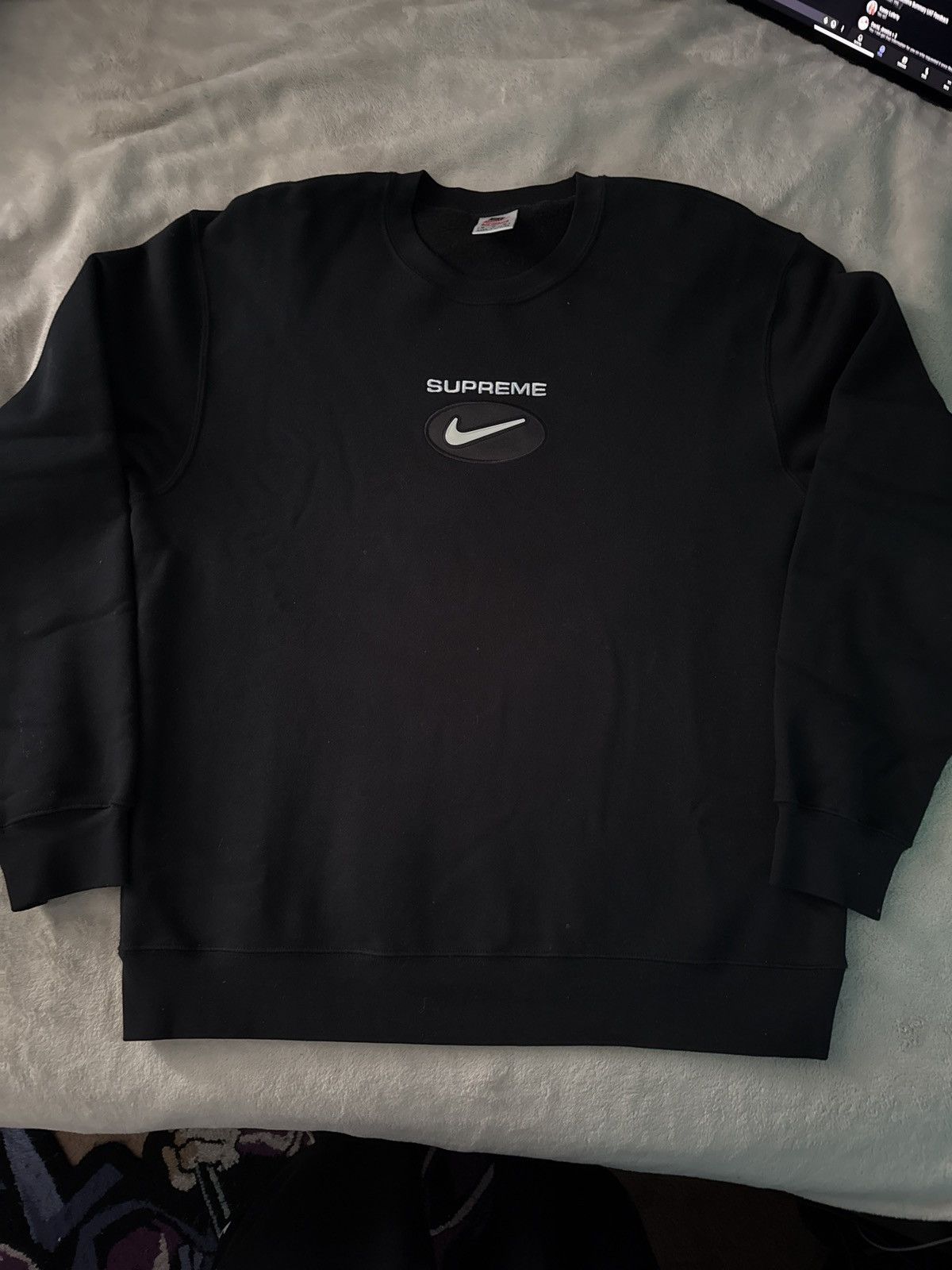 supreme nike jewel crewneck M size  ★ Supreme Nike Jewel Crewneck White Men's - FW20 - US