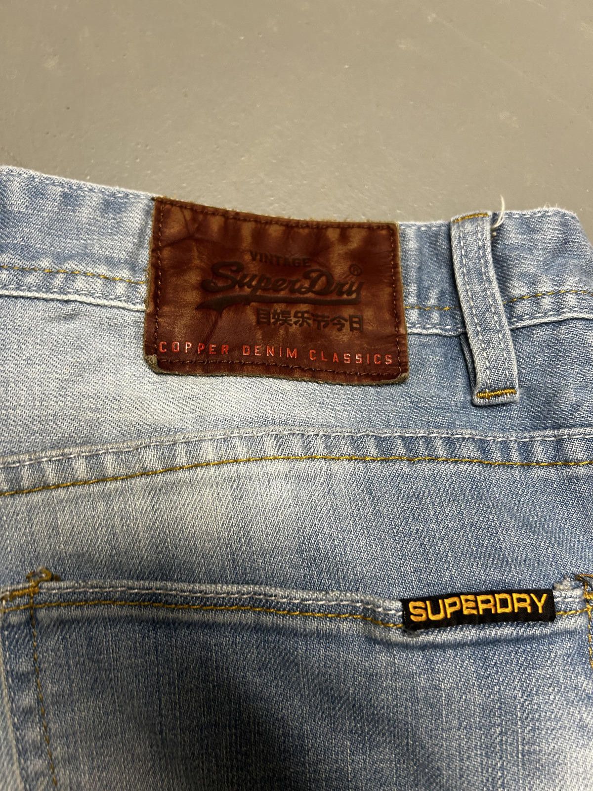 Superdry Superdry Copper Denim Classic Jeans - Light Wash Size US 32 / EU 48 - 3 Thumbnail