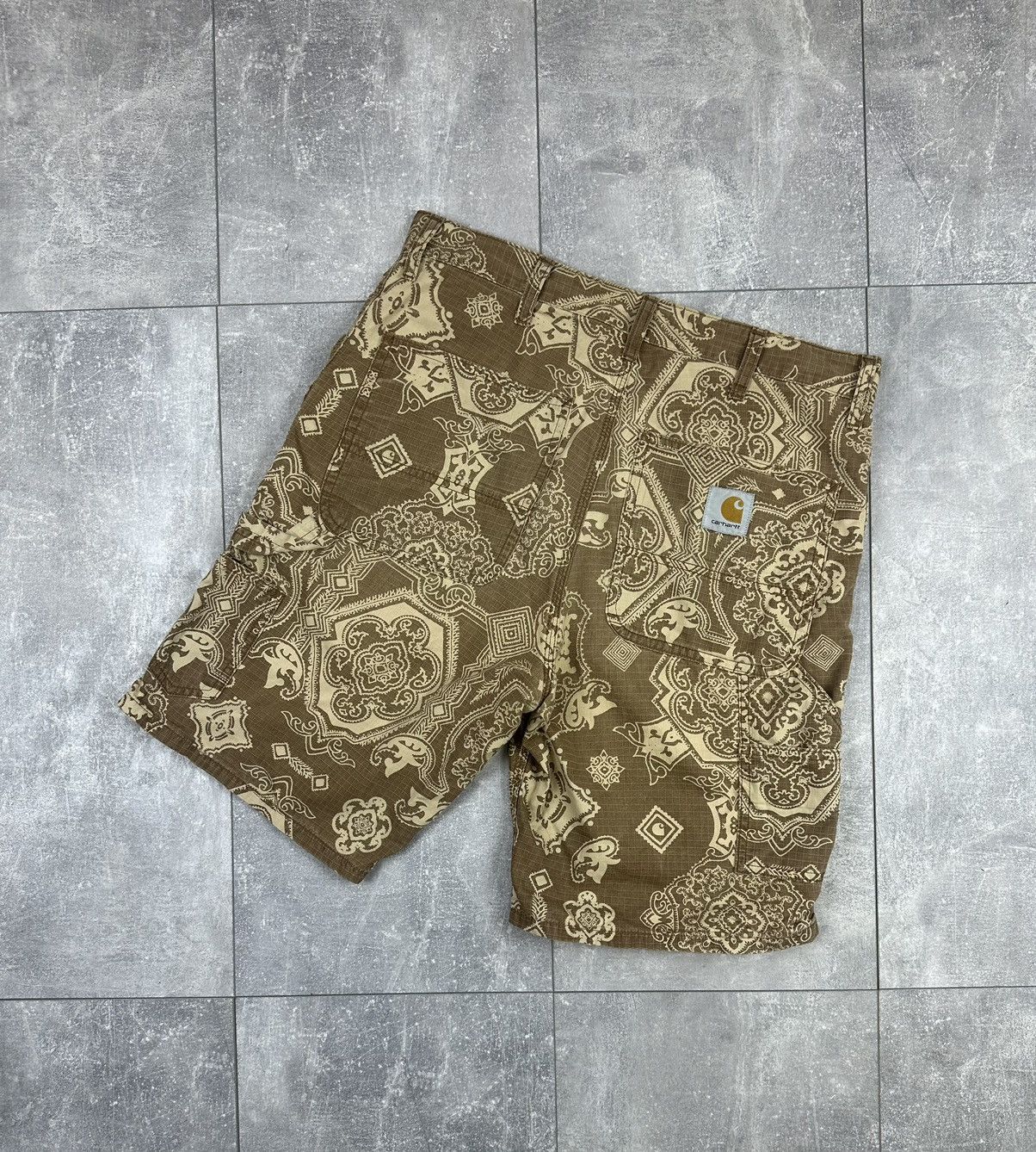 Carhartt Carhartt Single Knee Canwas Shorts Parch Logo Size US 31 - 1 Thumbnail