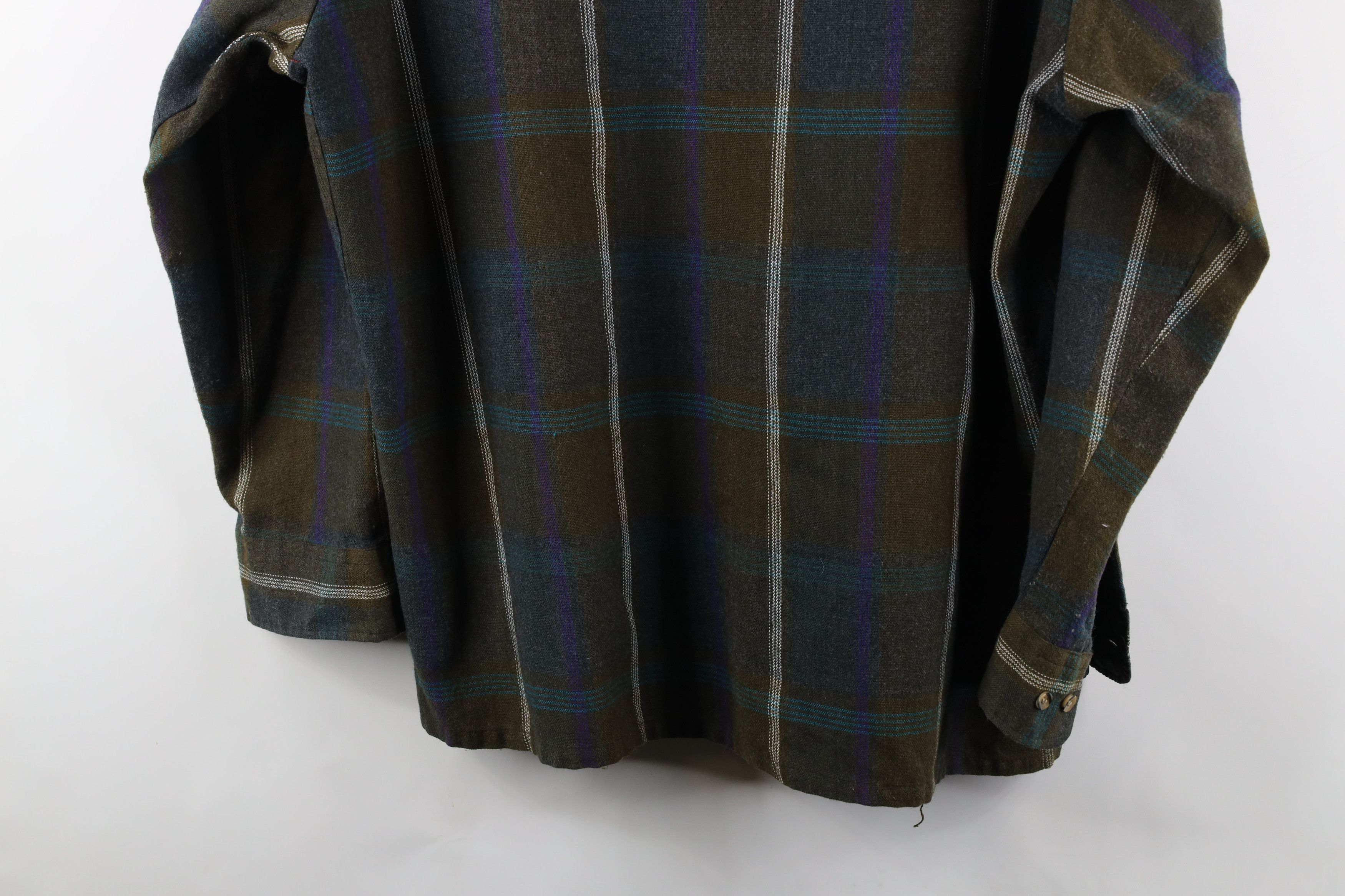 Vintage Vintage 70s Streetwear Double Pocket Collared Button Shirt Size US XL / EU 56 / 4 - 13 Thumbnail