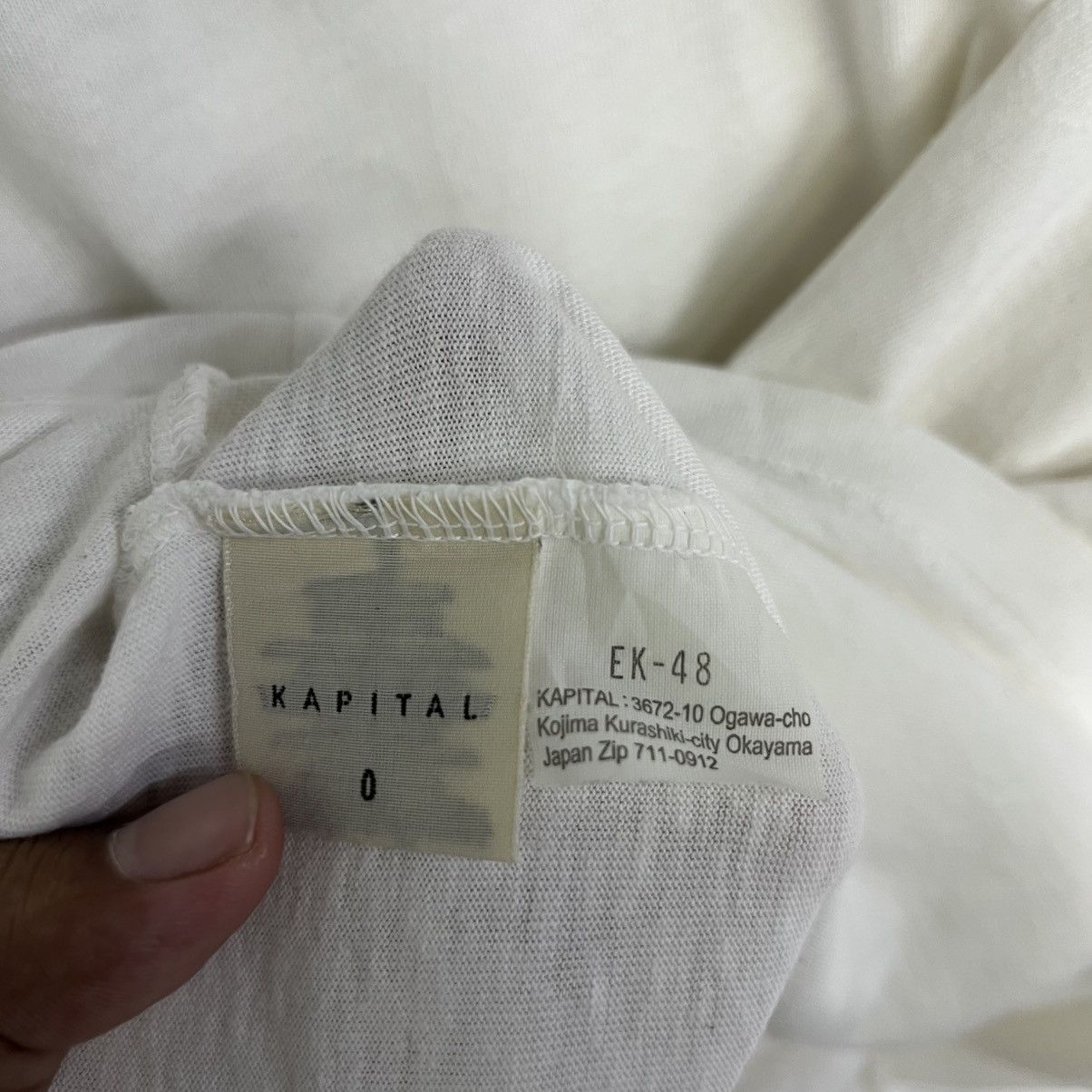 Kapital KAPITAL JAPAN PLEATED PUFF SLEEVE DESIGN TSHIRT Size US L / EU 52-54 / 3 - 11 Thumbnail