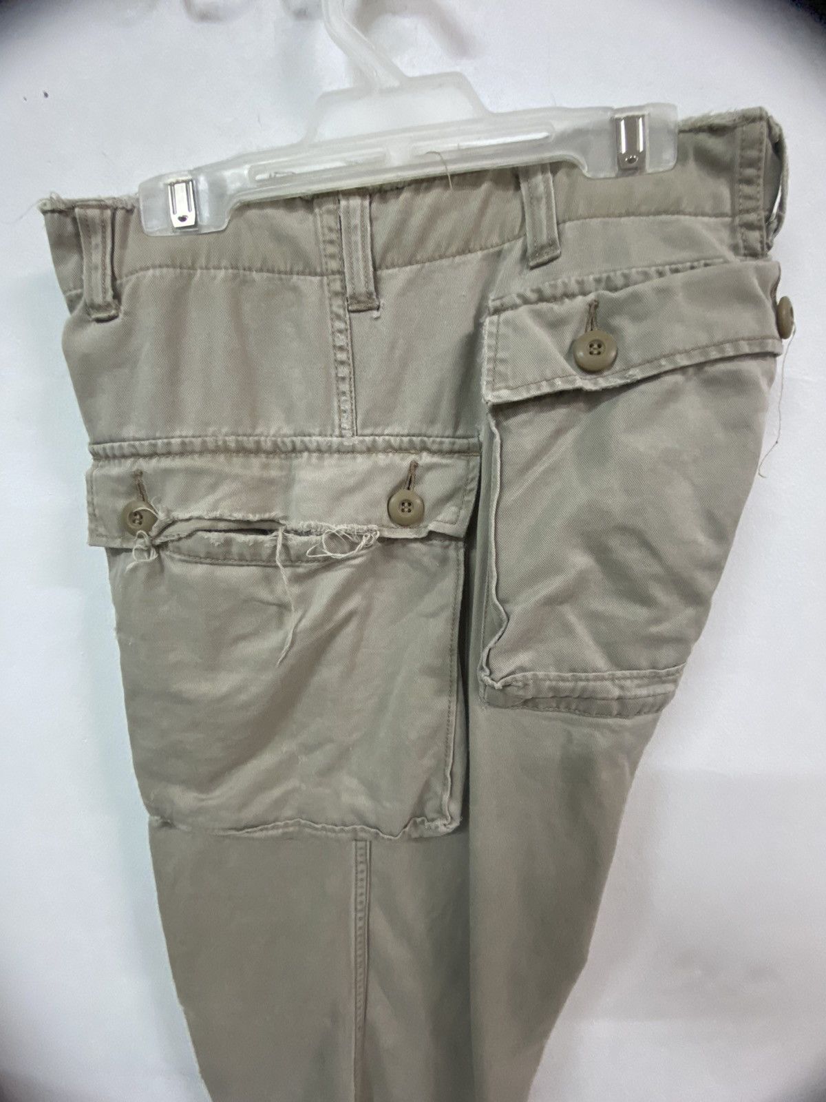 Japanese Brand Oshkosh Cargo Monkeypants Distressed Size US 31 - 6 Thumbnail