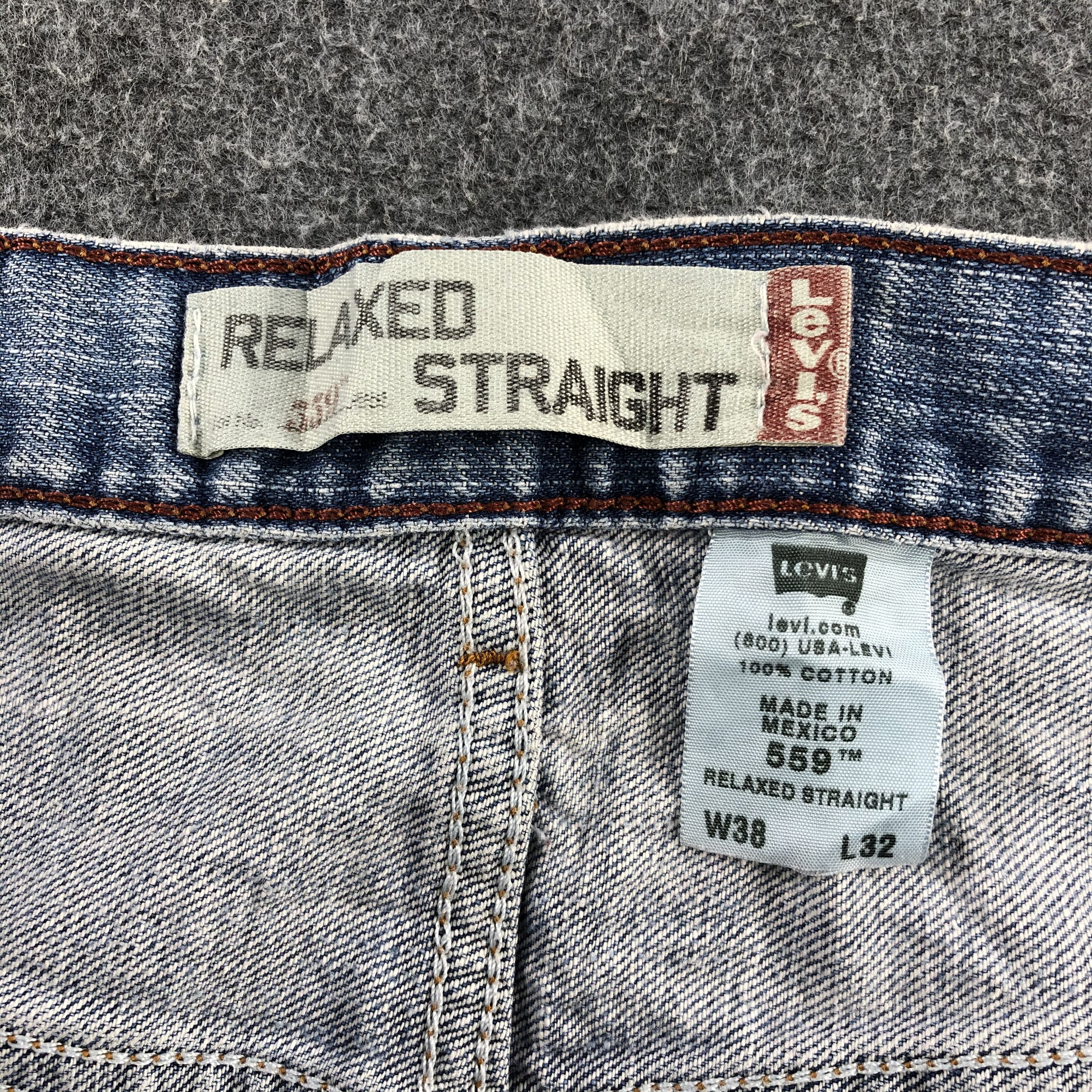 Levi's × Vintage Vintage Ditsress Light Wash Levis 559 Jeans-JM1007 Size US 38 / EU 54 - 10 Thumbnail