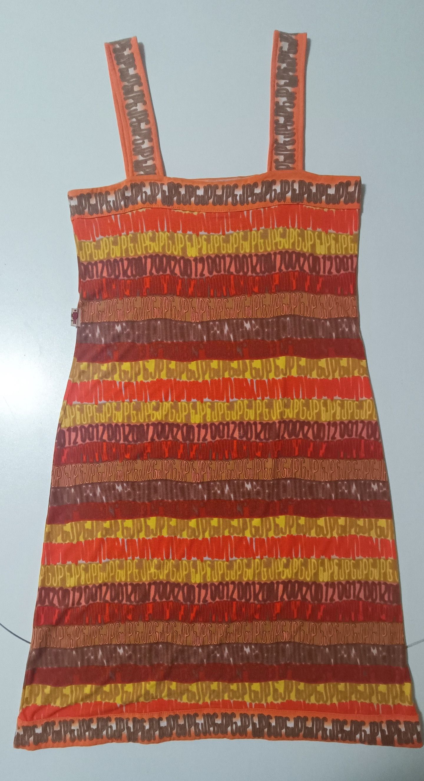 Jean Paul Gaultier SS2001_ Logo JPG Tank midi dress Size S / US 4 / IT 40 - 19 Thumbnail