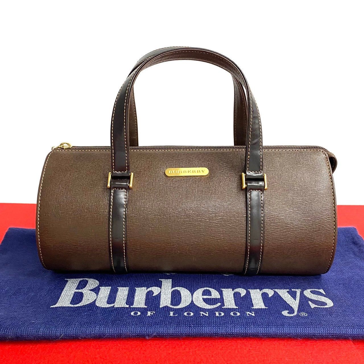 Burberry Burberry Handbag Brown Leather Size ONE SIZE - 1 Thumbnail
