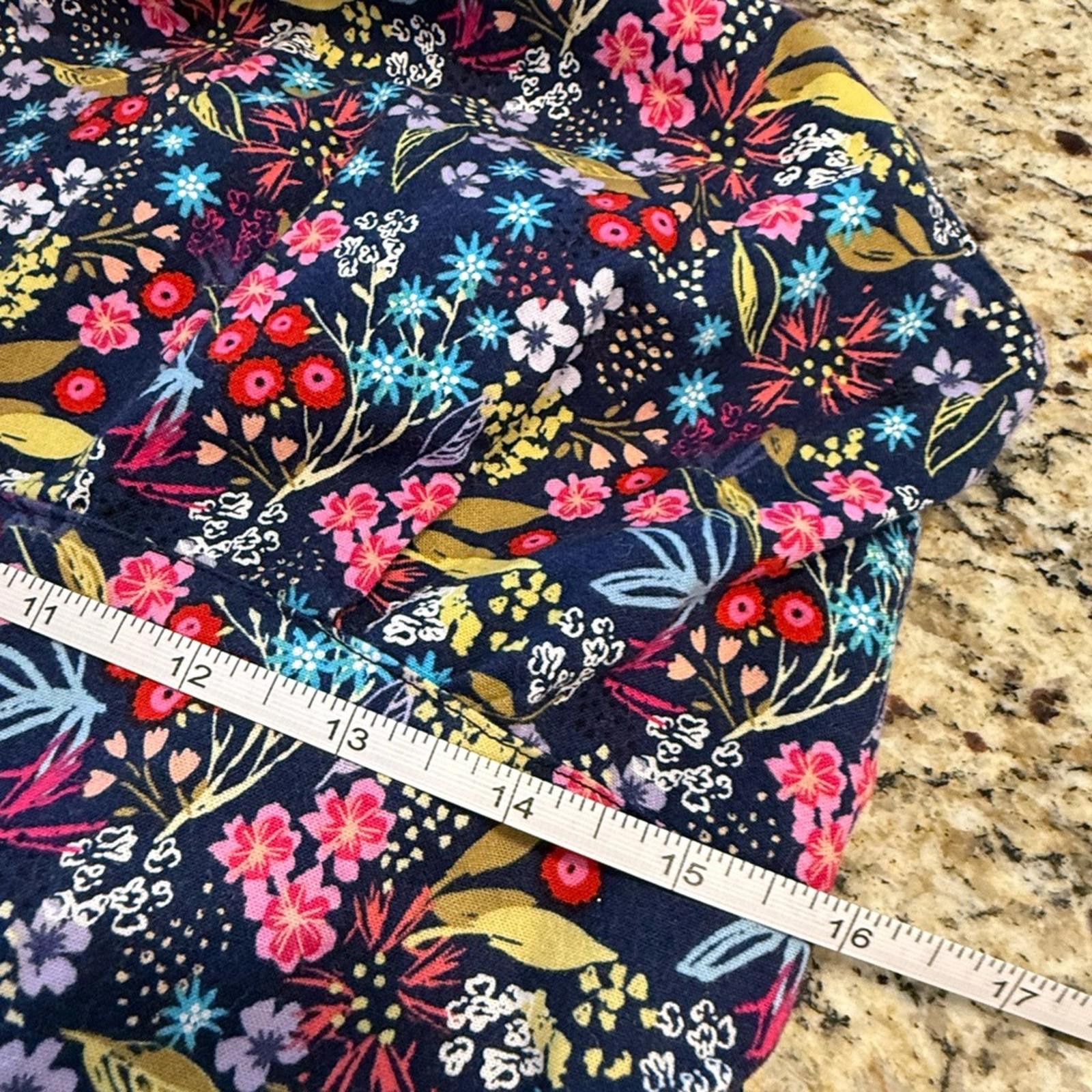 Other Handmade floral fit flare pleated midi dress pockets SZ 8 Size M / US 6-8 / IT 42-44 - 8 Thumbnail