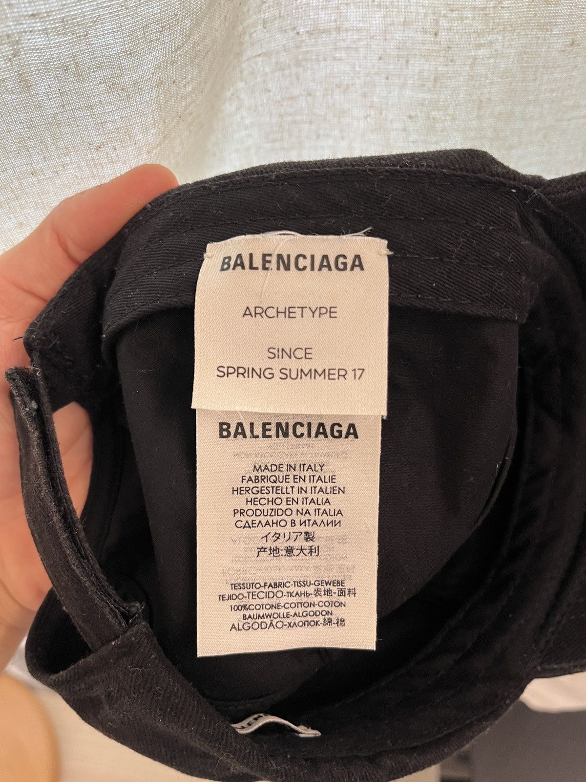 Balenciaga Balenciaga Cap Size ONE SIZE - 4 Thumbnail