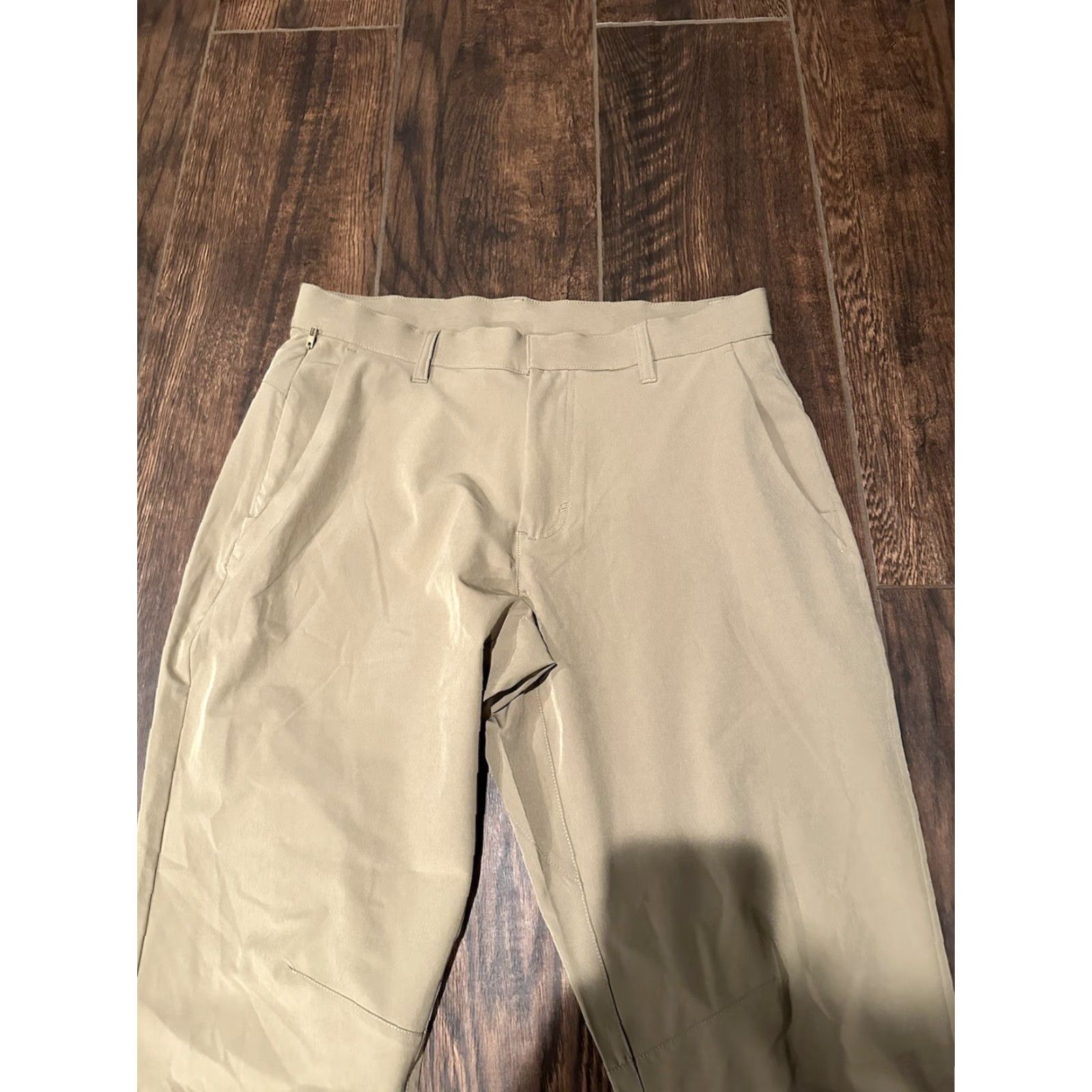 Fabletics NWT Fabletics The Only Pant Beige 31x30 Men's Regular Pocket Breathable Moisture Wicking Stretch Size US 31 - 4 Thumbnail