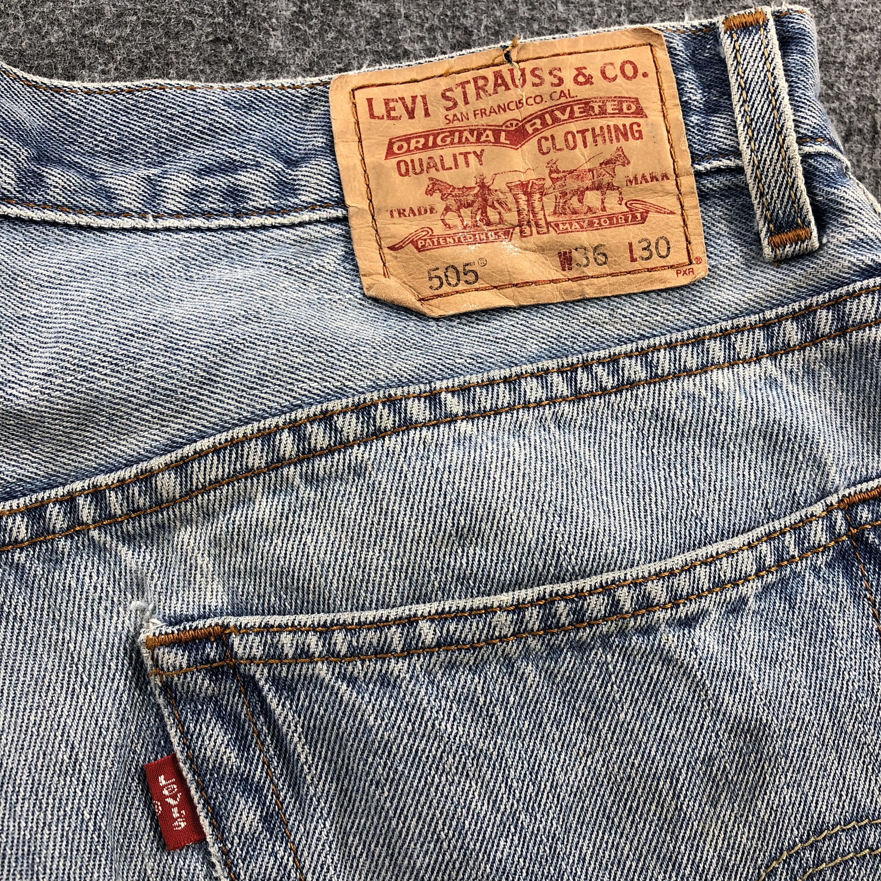 Levi's × Vintage Vintage Light Wash Levis 505 Jeans-JM1391 Size US 36 / EU 52 - 5 Thumbnail