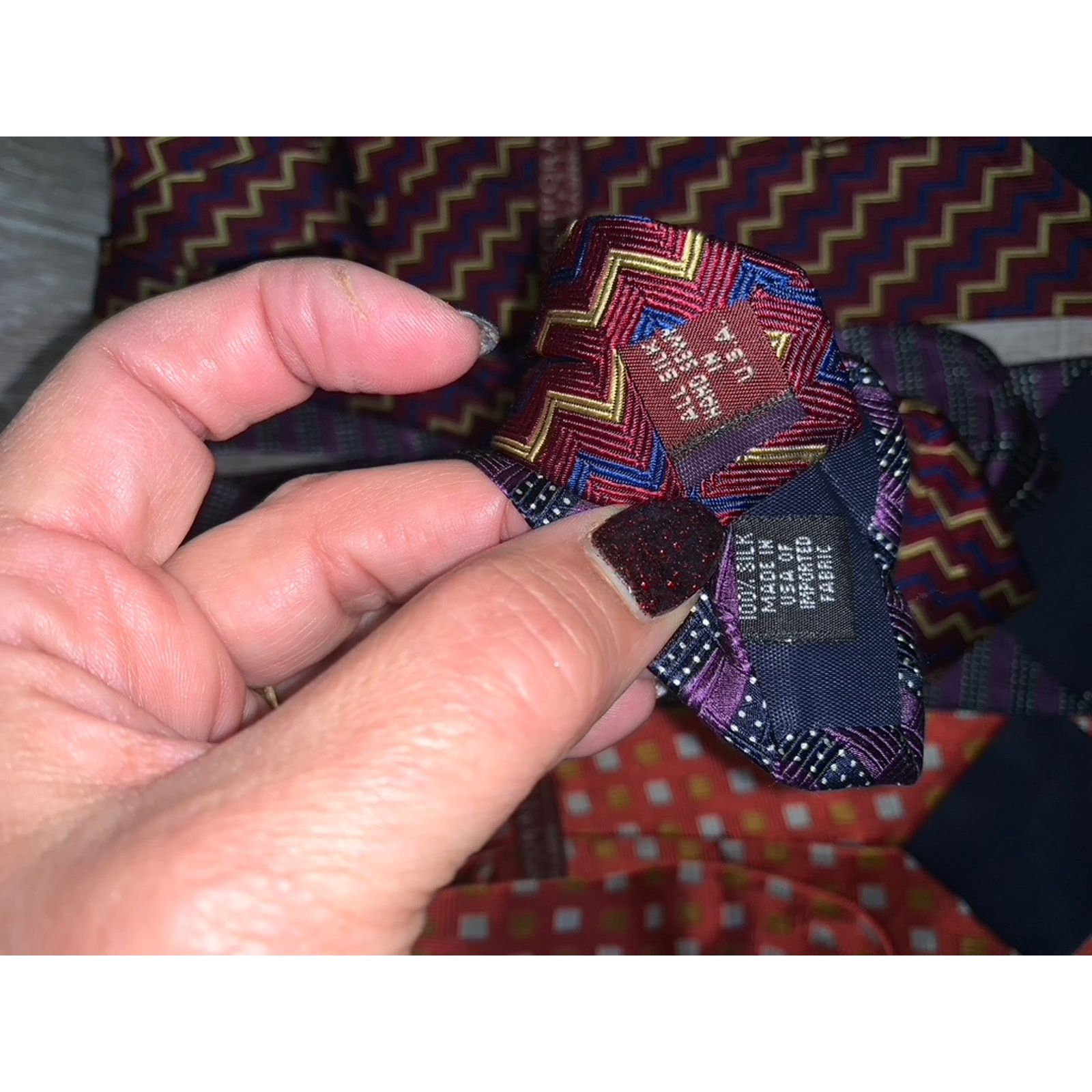 Jos. A. Bank Lot of 5 Vintage Jos. A Bank Corporate Collection Men's Ties Size ONE SIZE - 4 Thumbnail