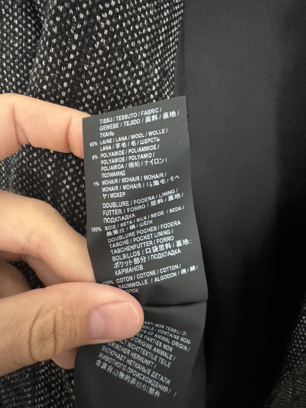 Saint Laurent Paris Wool Tweed blazer 2019 Size 50R - 4 Thumbnail
