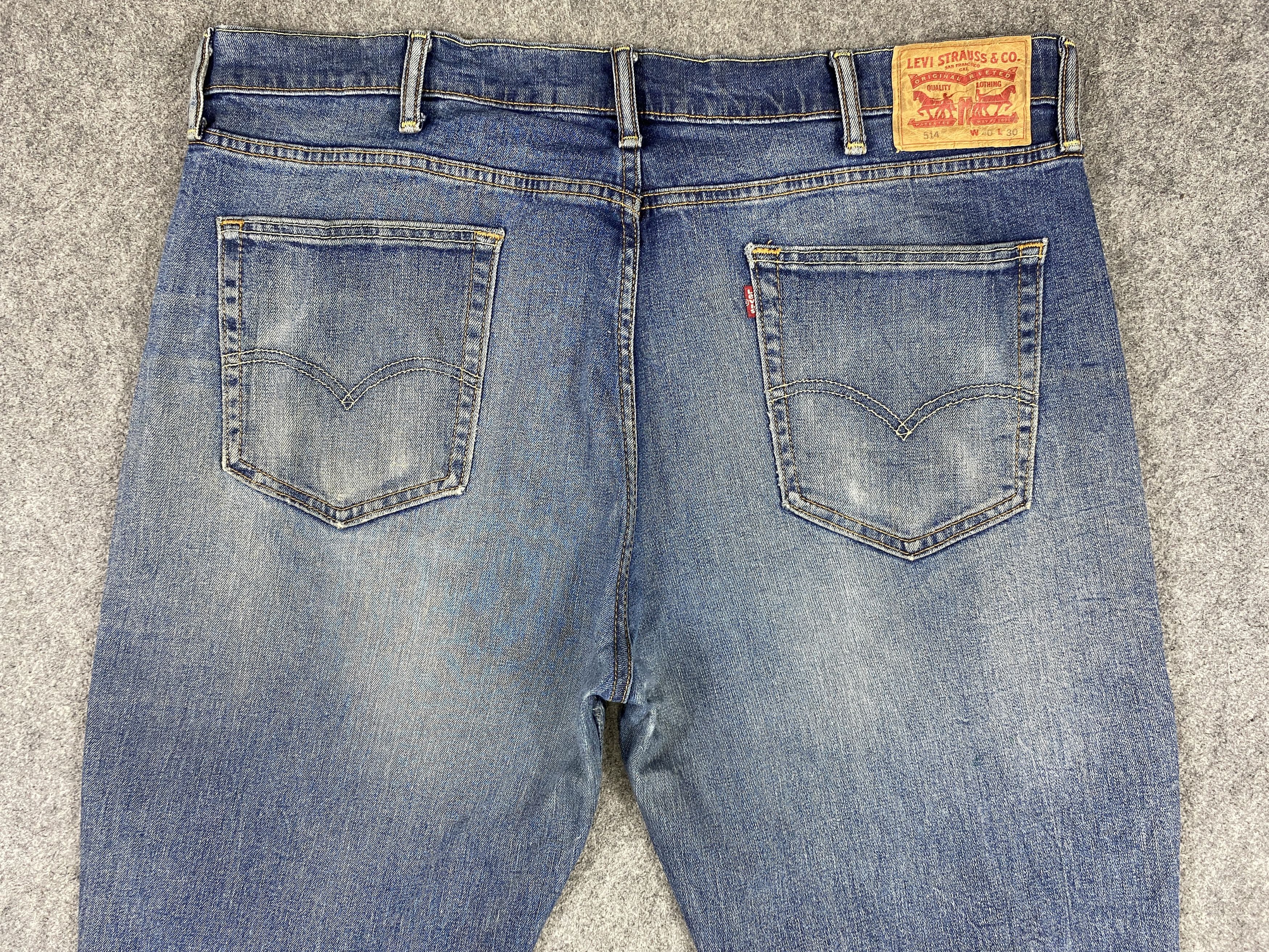 Levi's Distressed Blue Vintage Levi's 514 41x30.5 Denim -JN1986 Size US 41 - 4 Thumbnail