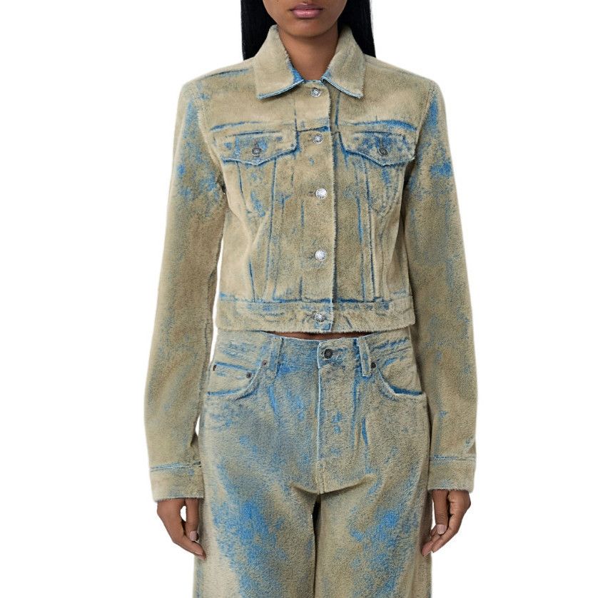 Acne Studios ACNE STUDIOS Blue Denim Jacket New & Authentic (Women's size Size S / US 4 / IT 40 - 1 Thumbnail