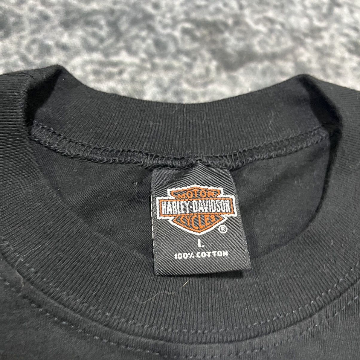 Harley Davidson Vintage 90s Harley Davidson Biker Logo T Shirt Size Large Size US L / EU 52-54 / 3 - 7 Thumbnail