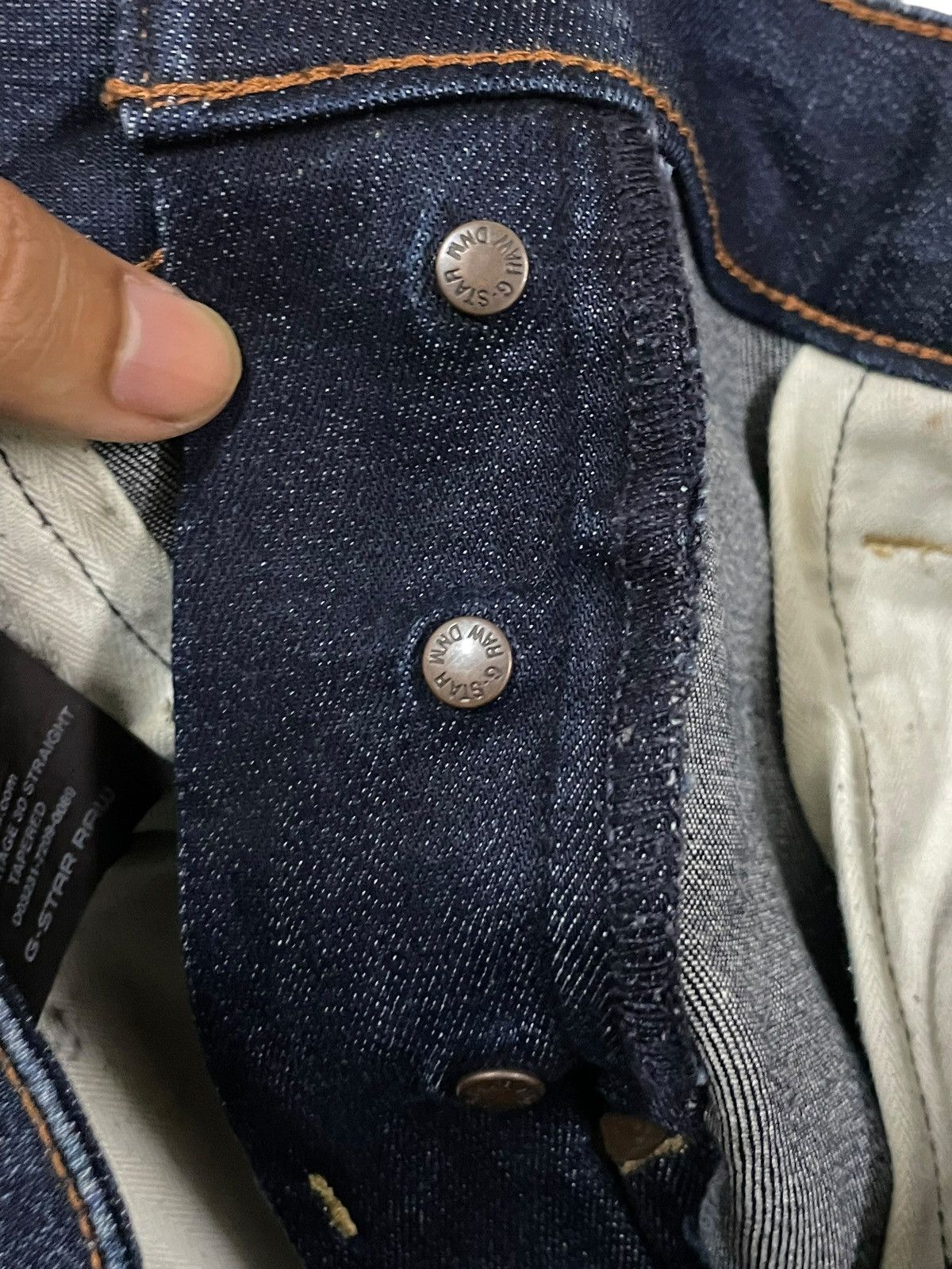 G-Star Vintage G Star Raw Double Knee Denim Pad Biker Pants Jeans Size US 33 - 14 Thumbnail