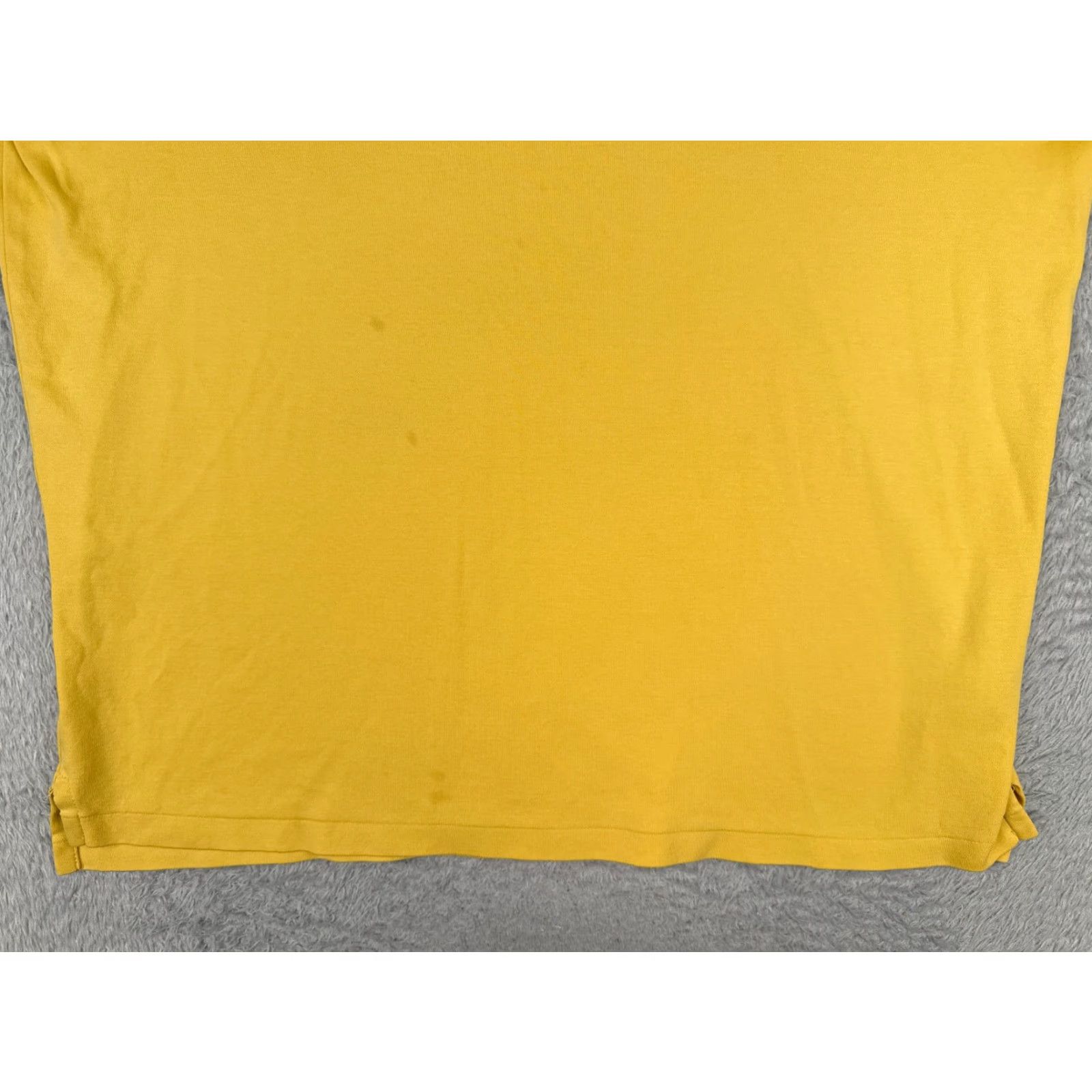 Ralph Lauren Ralph Lauren Polo Shirt Adult XL Yellow 100% Cotton Jersey Short Sleeve Casual Mens Size US XL / EU 56 / 4 - 5 Thumbnail