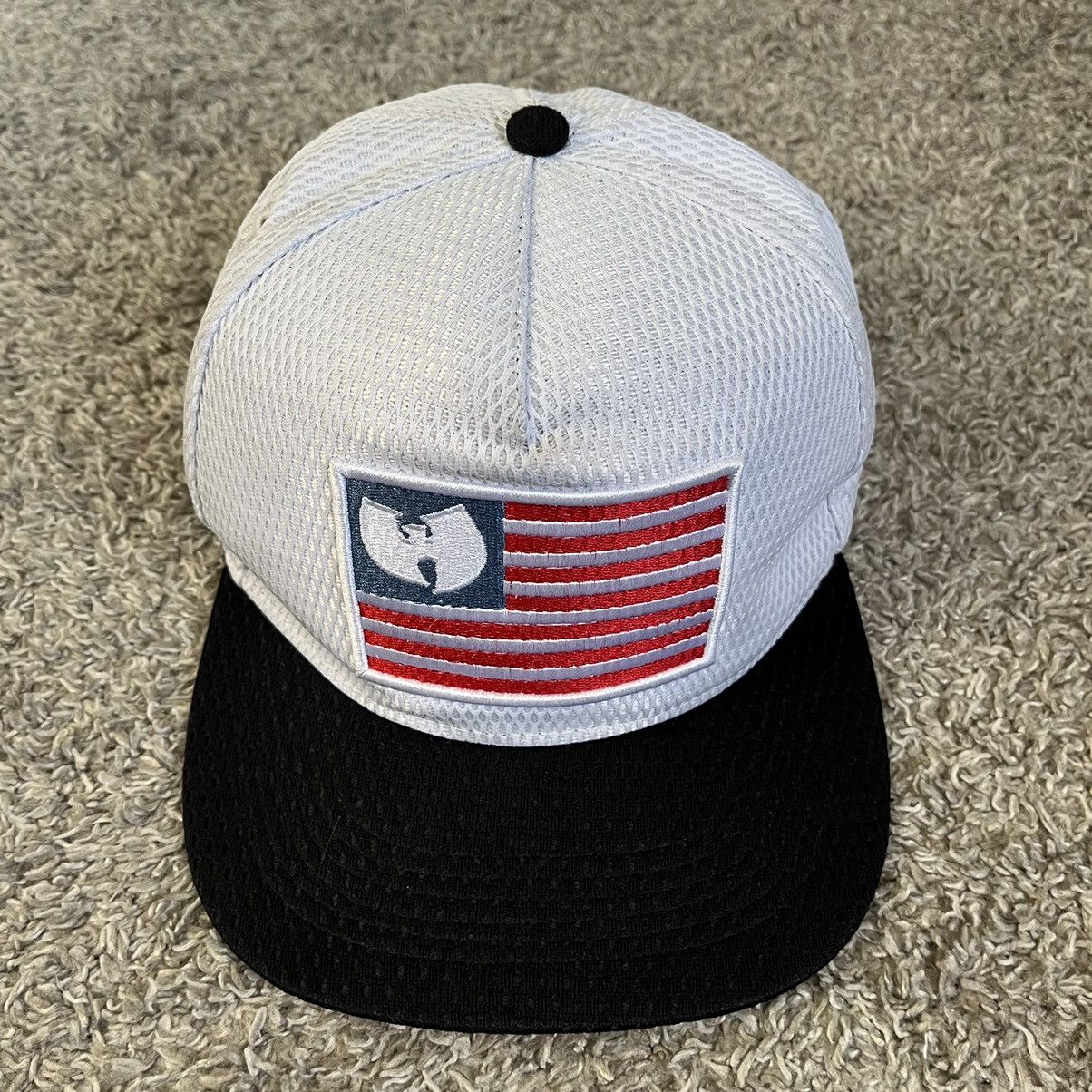 Wu-Tang Clan 🔴Wu-Tang Iron Flag Hat White Snapback WuTang Cash Rules Rza Size ONE SIZE - 2 Thumbnail