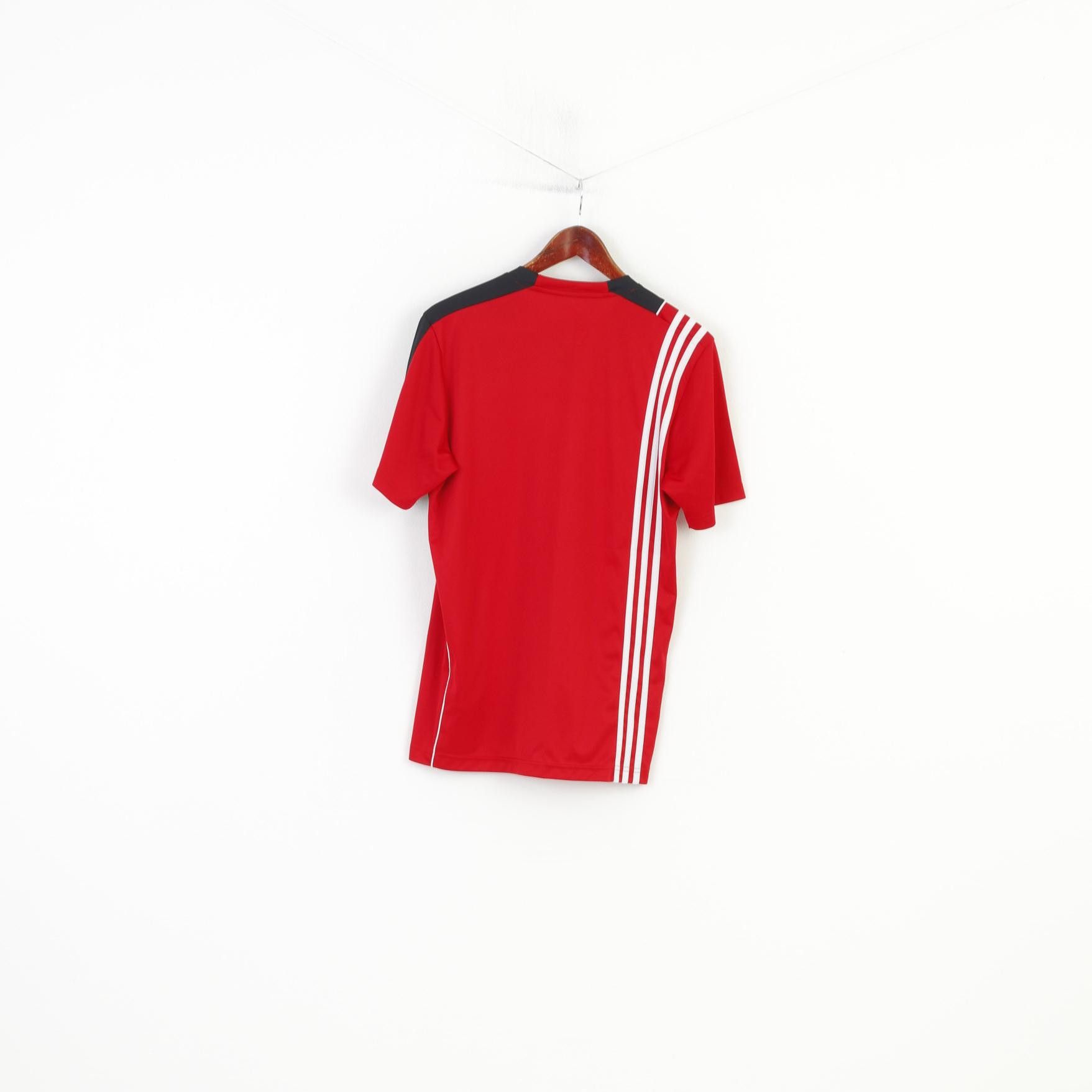 Adidas Adidas Men 38 40 M Shirt Jersey Team Sportia Red 4091 Size US M / EU 48-50 / 2 - 6 Thumbnail