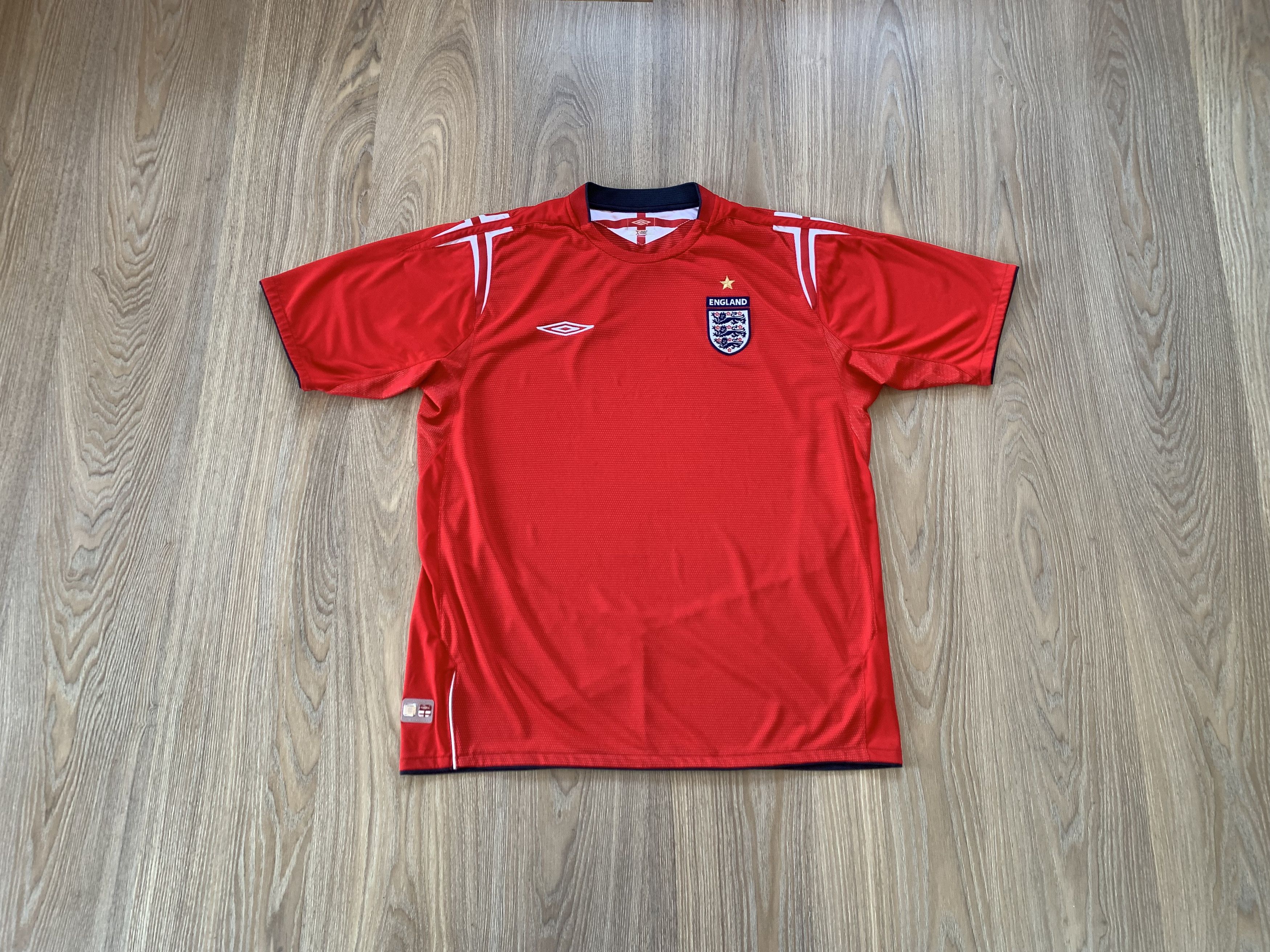 Umbro Vintage Umbro England Away Soccer National Team Jersey Size US XL / EU 56 / 4 - 2 Thumbnail