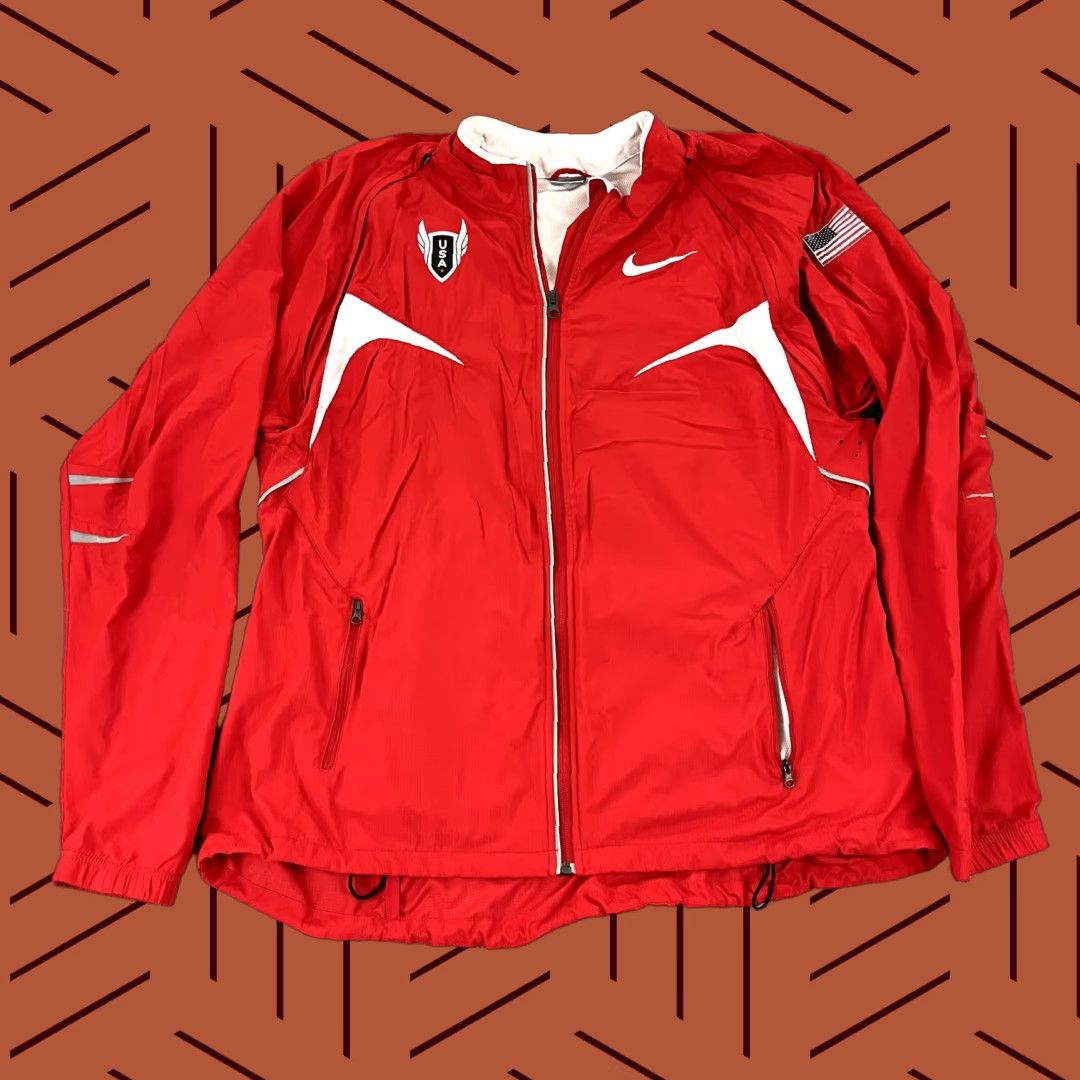 Nike Nike Jacket Womens 3XL Red Active USA Training Running Convertible Vest Jacket Shirt Mens XL Red USA Active Nike Size XL / US 12-14 / IT 48-50 - 1 Thumbnail