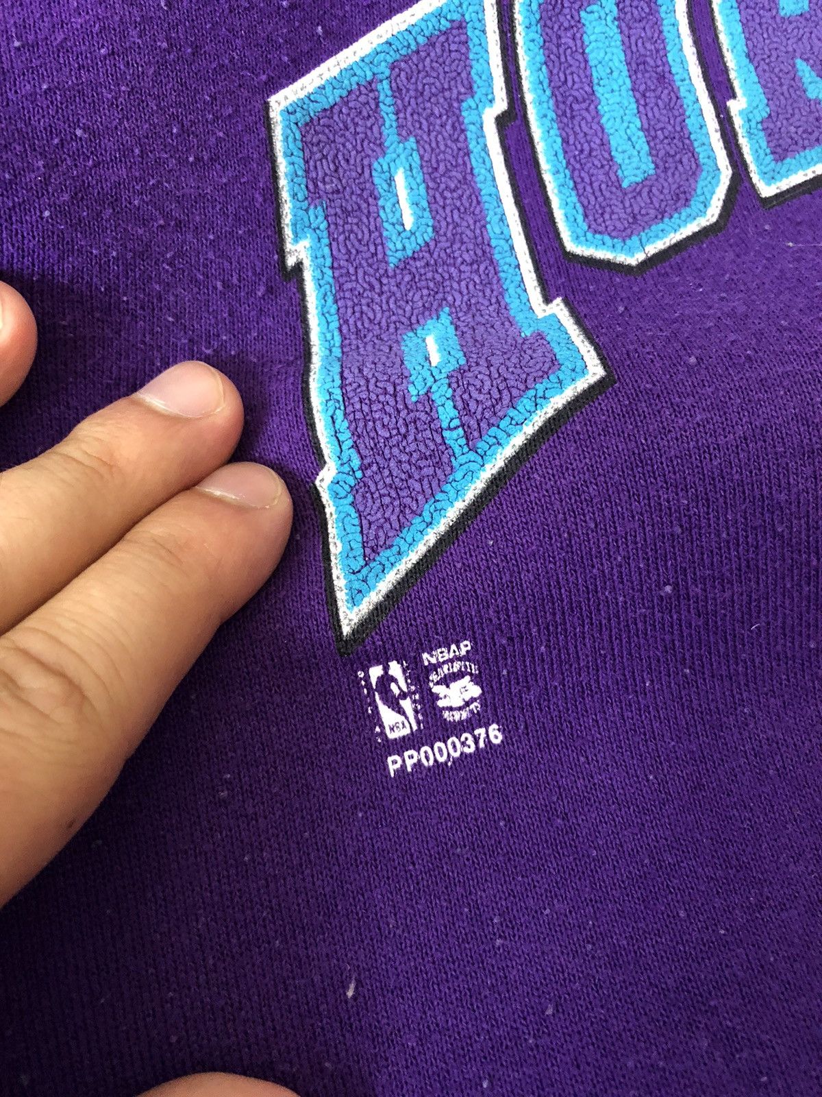 NBA Vintage 90s NBA Charlotte Hornets Pro Player Sweatshirt Size US S / EU 44-46 / 1 - 3 Thumbnail