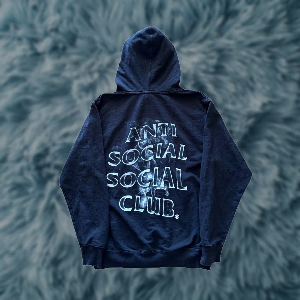 Anti Social Social Club VINTAGE Anti Social Social Club Burnout Smoke Hoodie Black Mens Size S RARE Size US S / EU 44-46 / 1 - 1 Thumbnail