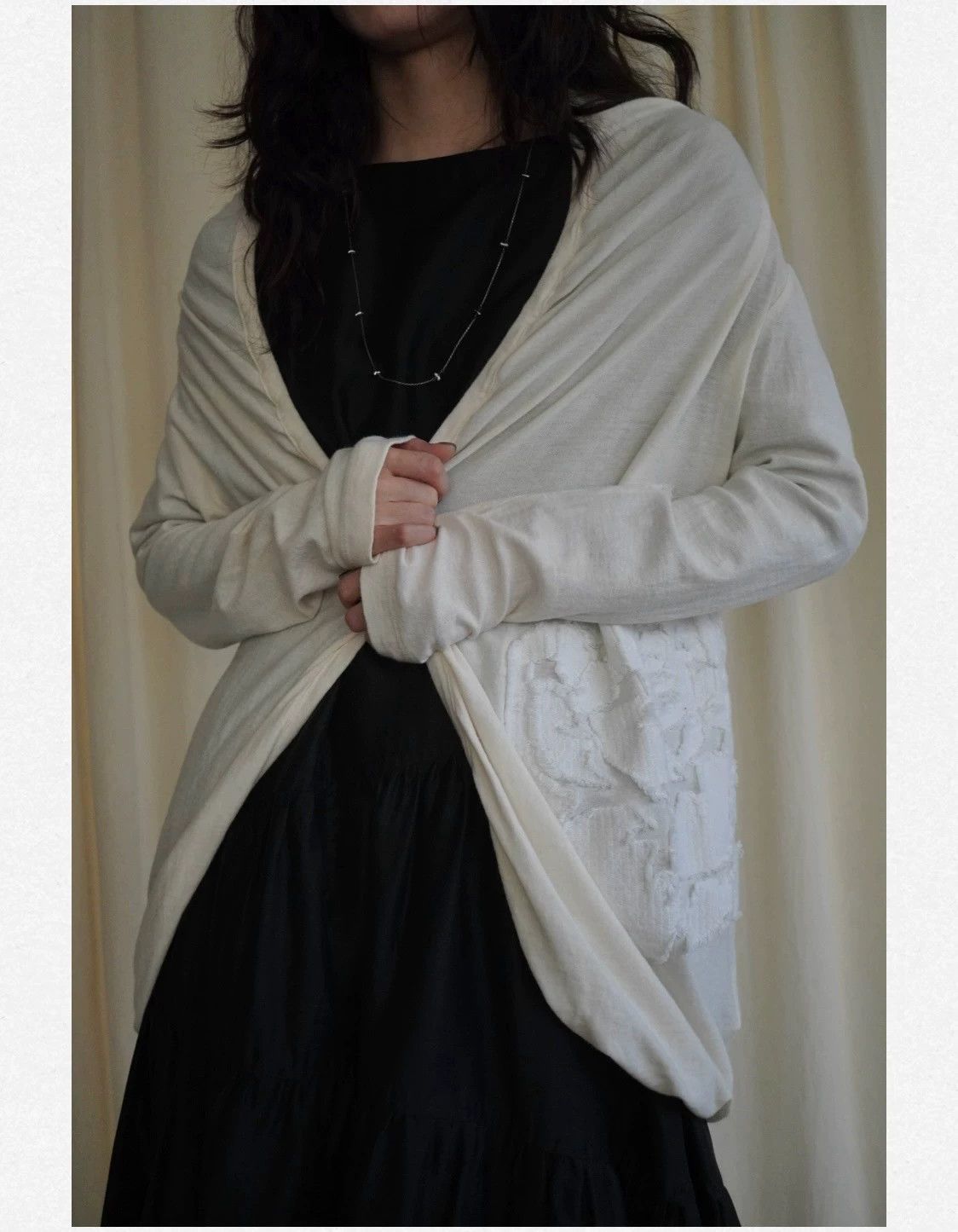 Y's Y's Yohji Yamamoto 2000s Distressed Cotton Cardigan Women Size ONE SIZE - 1 Thumbnail