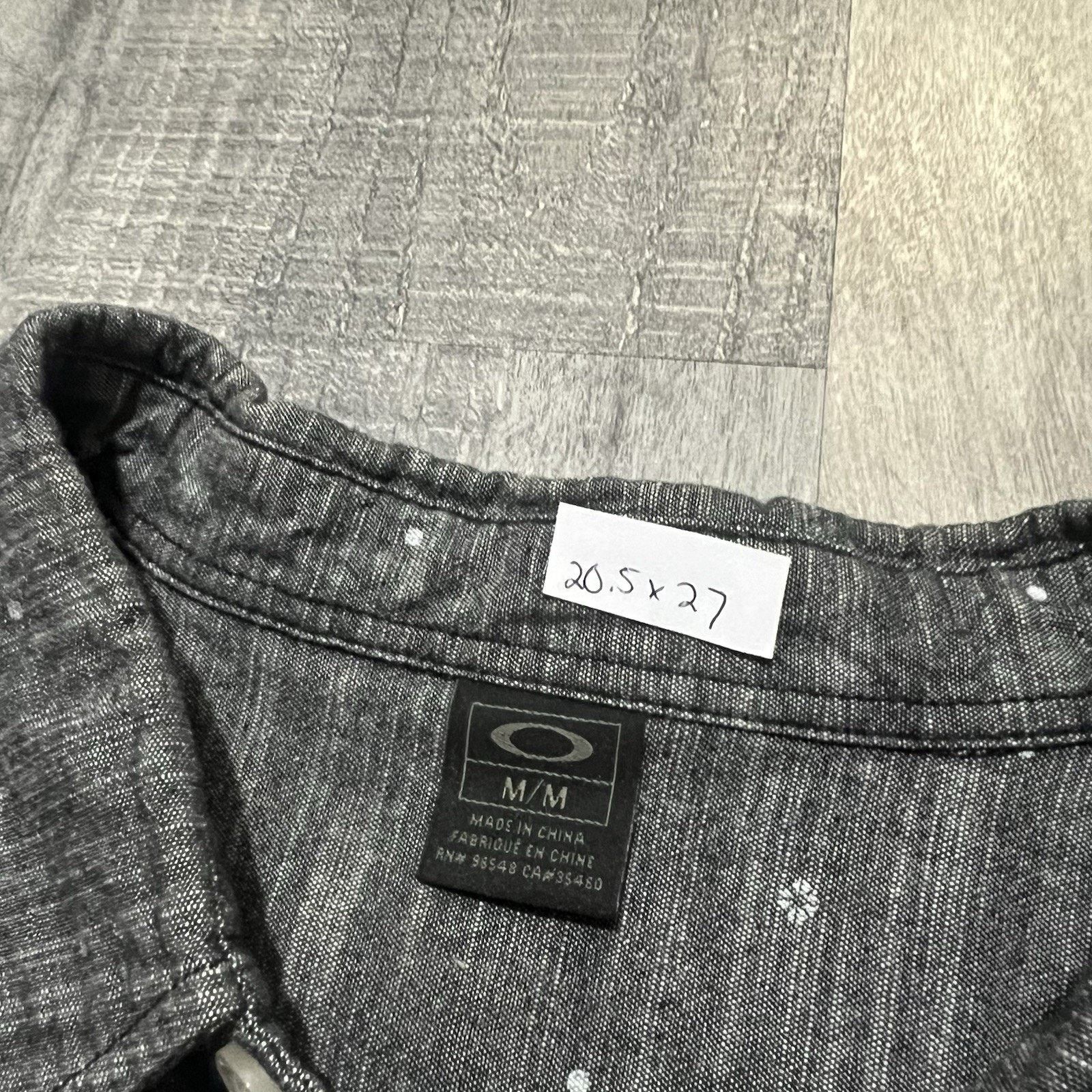 Oakley Oakley Mens Button Shirt Heathered Fleck Software Casual M Size US M / EU 48-50 / 2 - 4 Thumbnail