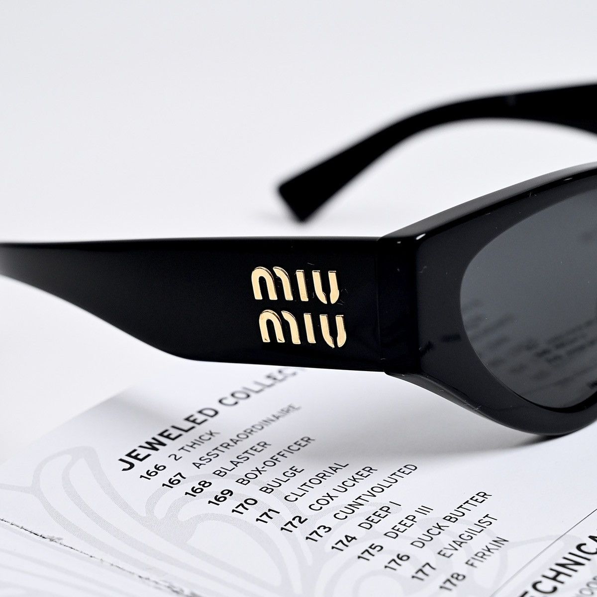 Miu Miu MIU MIU 0MU 03ZS SUNGLASSES Size ONE SIZE - 3 Thumbnail