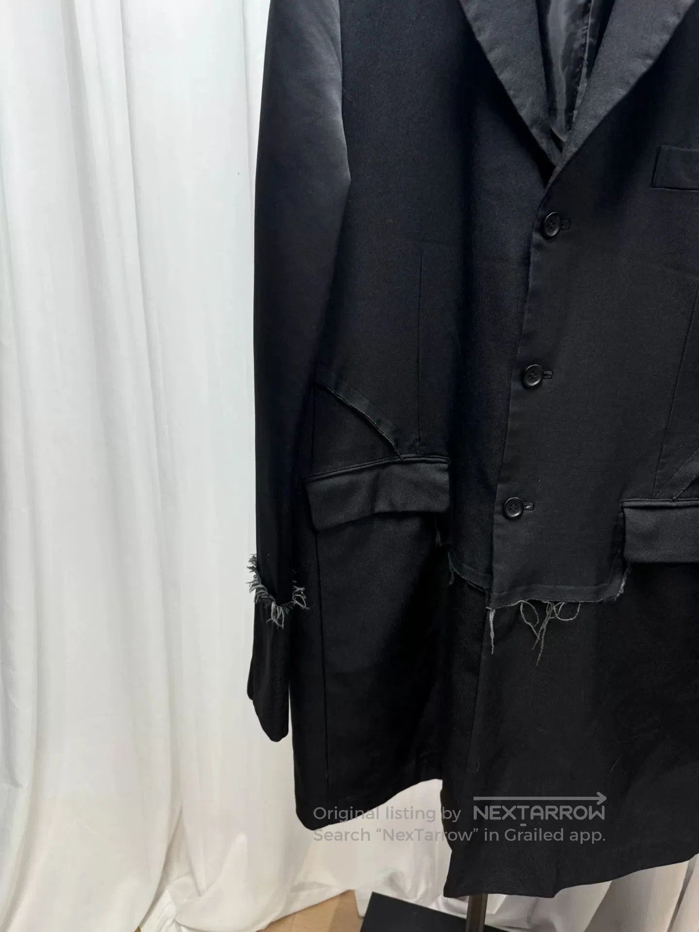 Comme des Garcons Black comme des garcons black silk coat. Size US XL / EU 56 / 4 - 5 Thumbnail